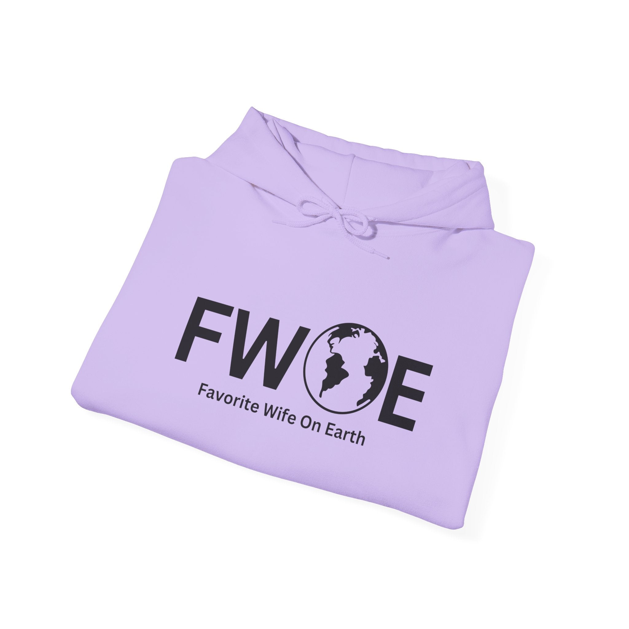 Favorite Wife On Earth (FWOE) Hooded Sweatshirt - Cozy and Stylish Hoodie for Cold Days