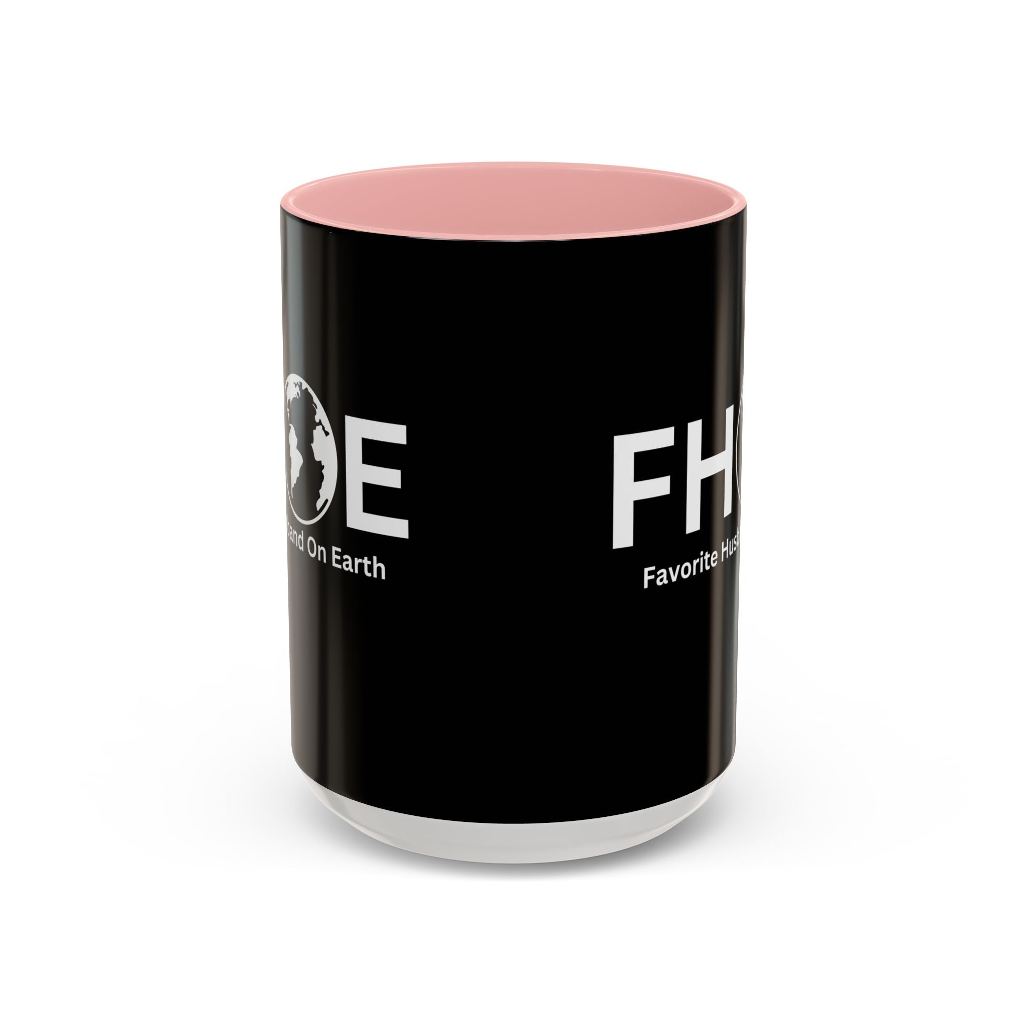 Favorite Husband On Earth (FHOE) Accent Coffee Mug (11oz, 15oz)