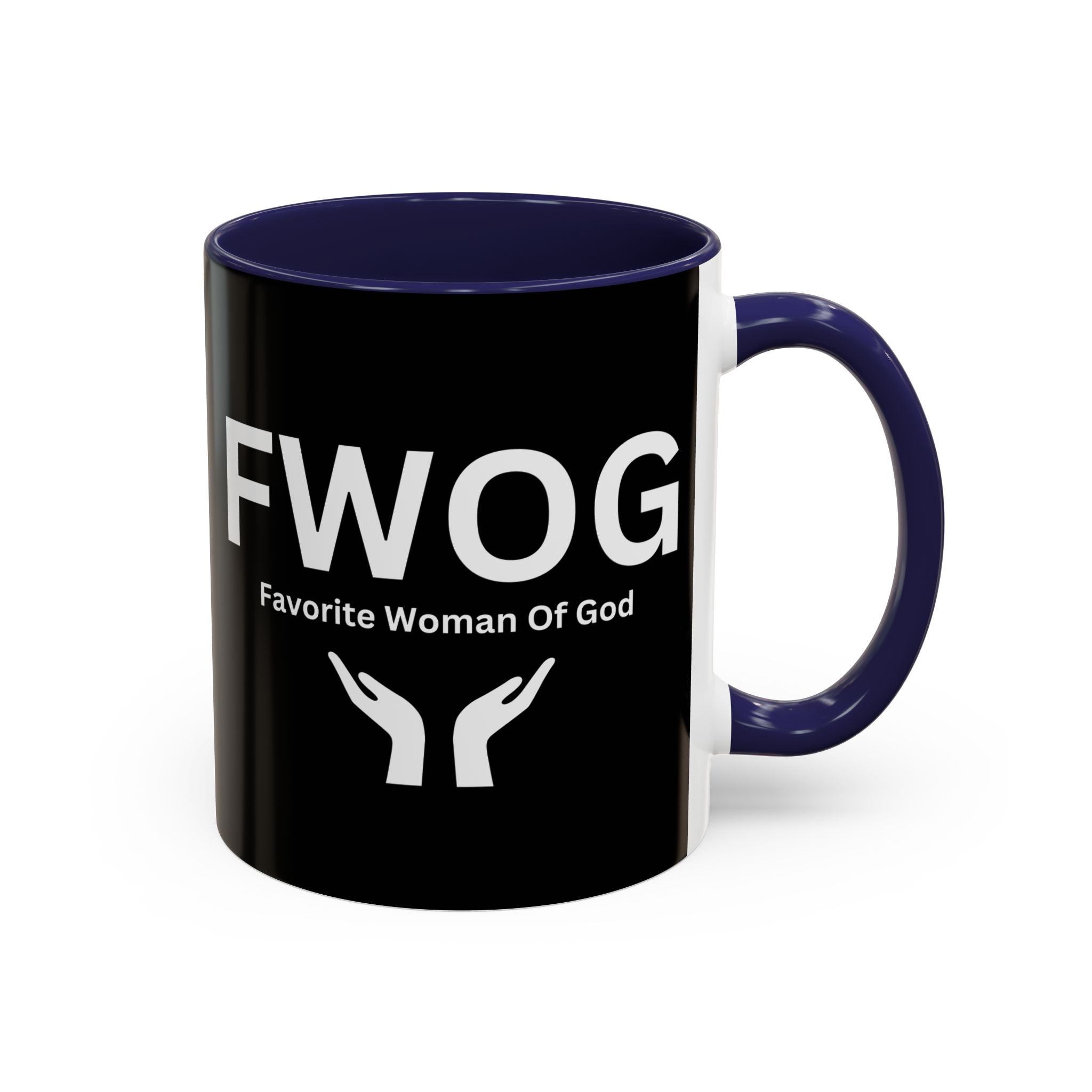 Favorite Woman of God (FWOG) Accent Coffee Mug (11oz, 15oz)