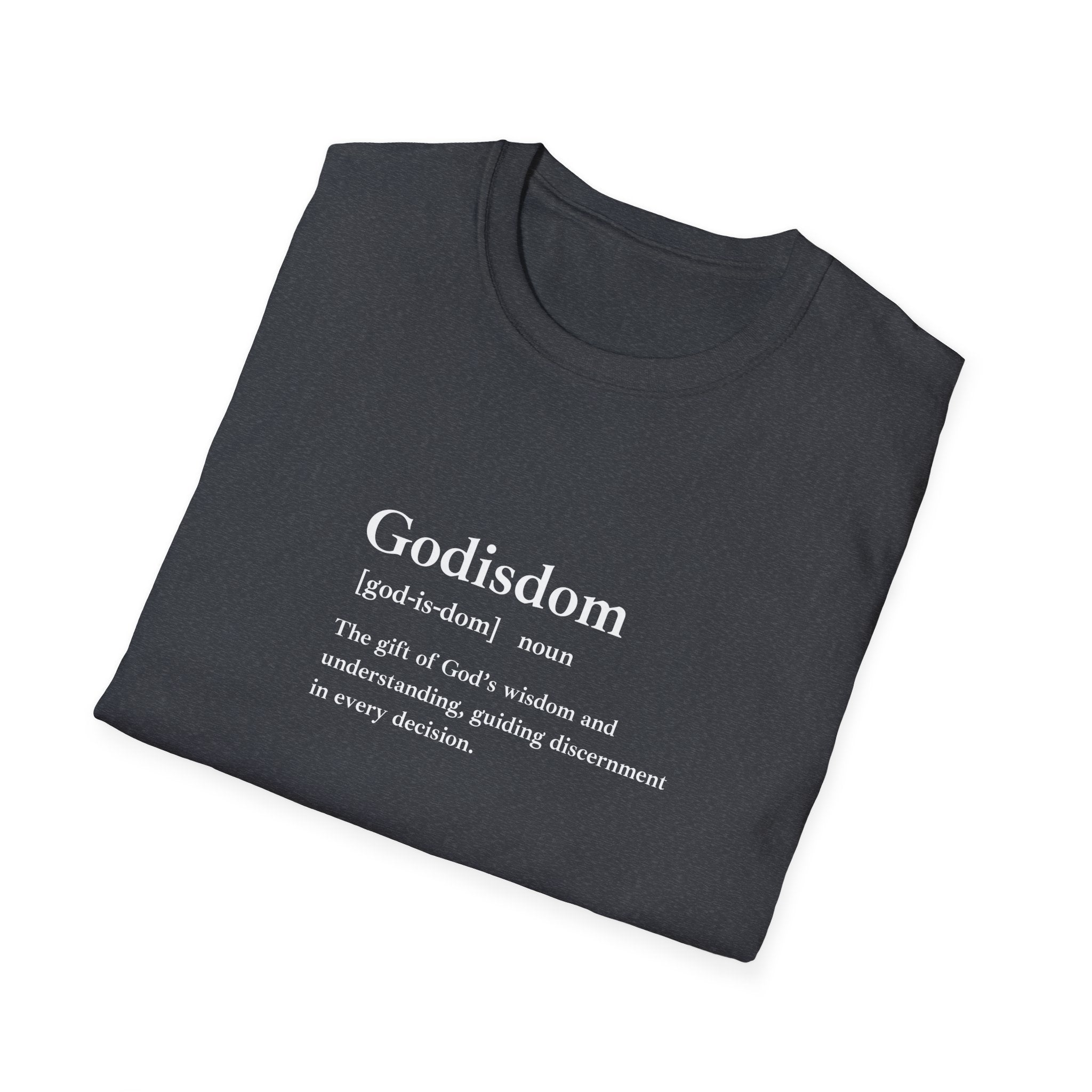 Godisdom Unisex Soft-Style T-Shirt – Comfortable, Durable, Ethical Apparel, 100% Cotton, Classic Fit