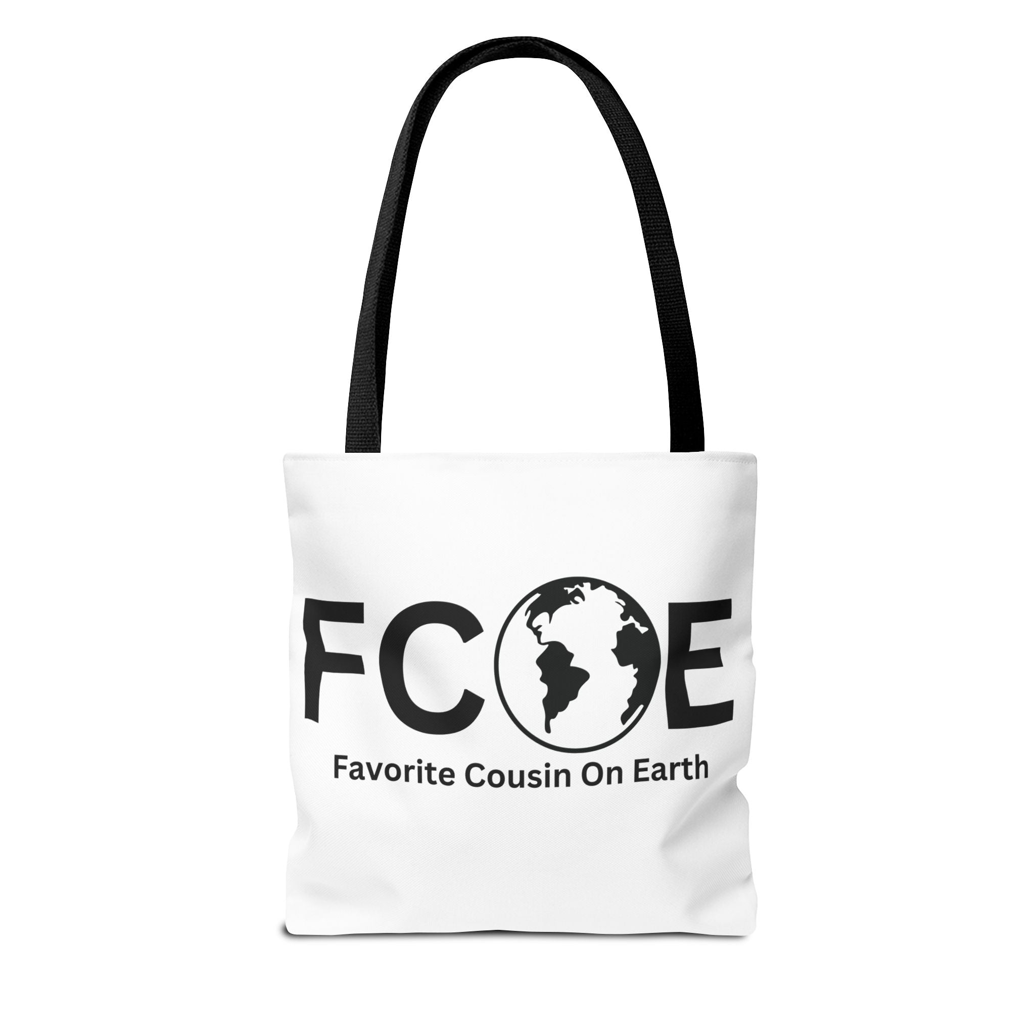 Favorite Cousin On Earth (FCOE) Tote Bag - Custom Printed Stylish and Functional Tote