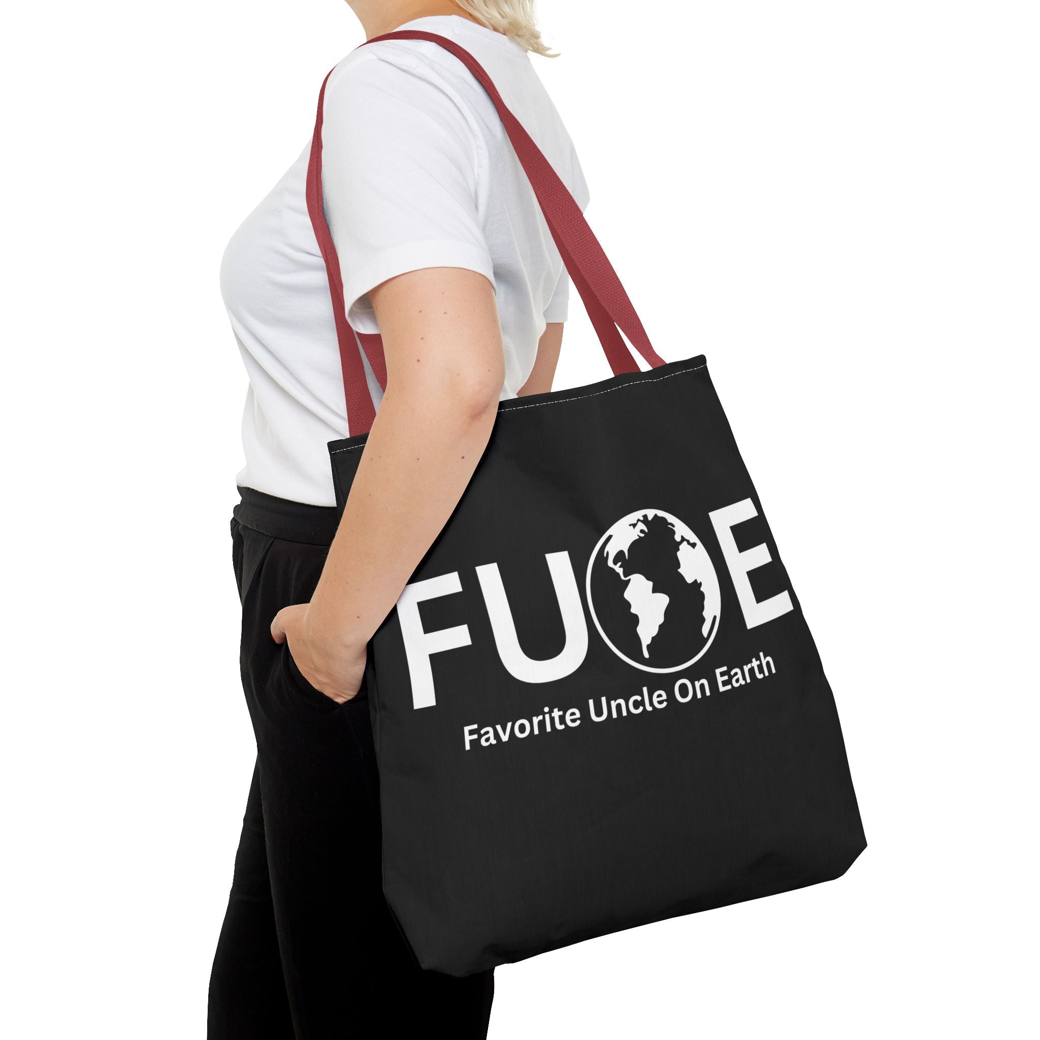 Favorite Uncle On Earth (FUOE) Tote Bag - Custom Printed Stylish and Functional Tote
