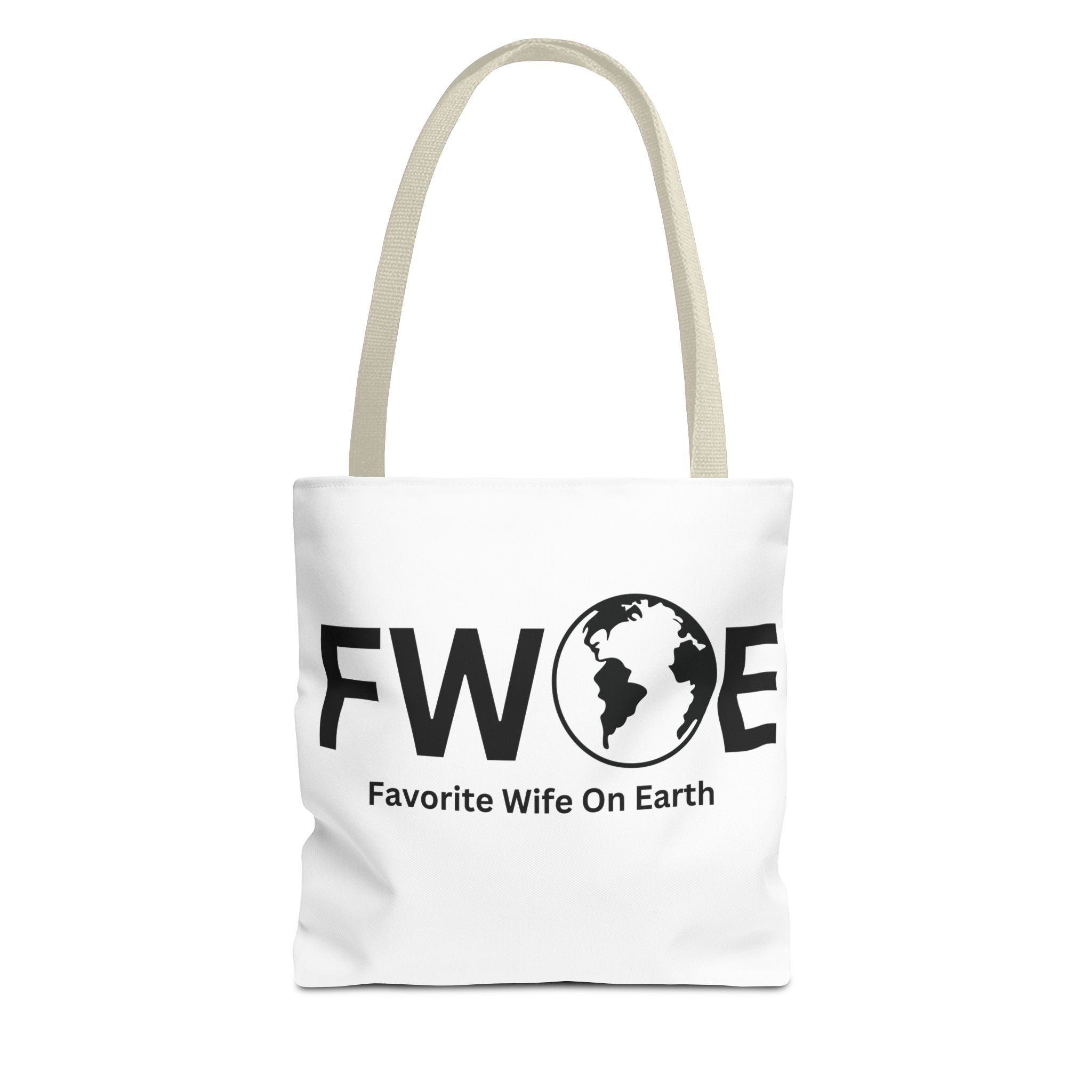 Favorite Wife On Earth (FWOE) Tote Bag - Custom Printed Stylish and Functional Tote