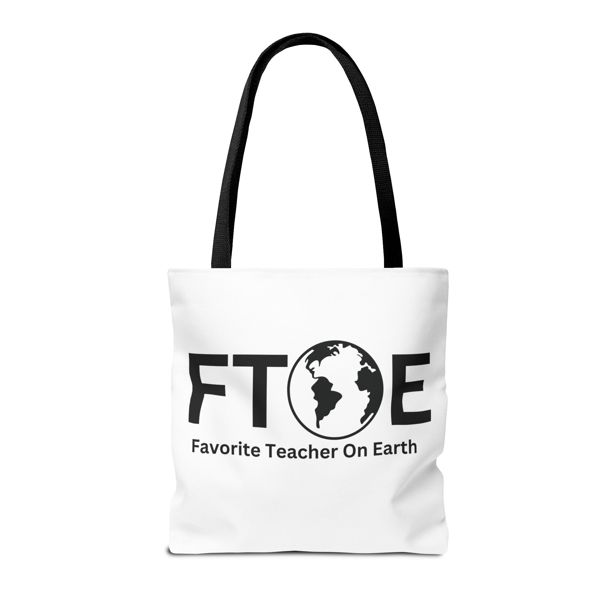 Favorite Teacher On Earth (FTOE) Tote Bag - Custom Printed Stylish and Functional Tote