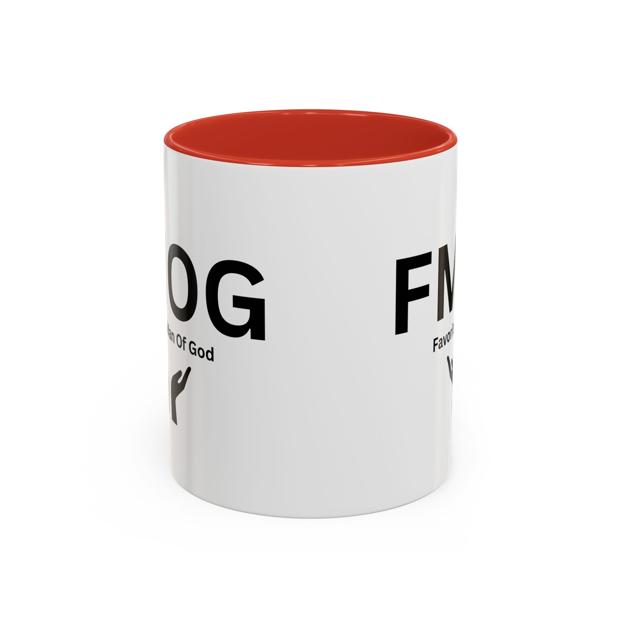 Favorite Man of God (FMOG) Accent Coffee Mug (11oz, 15oz)