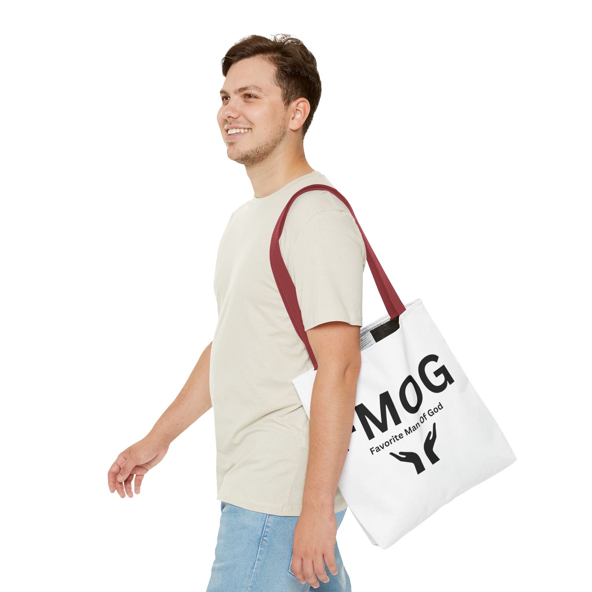 Favorite Man of God Tote Bag (FMOG) Tote Bag - Custom Printed Stylish and Functional Tote