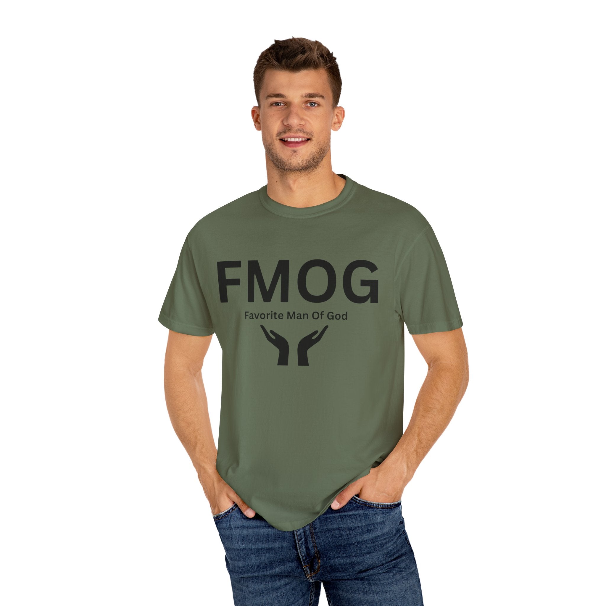 Favorite Man of God (FMOG) T-Shirt – Comfort Colors 1717 Garment-Dyed Tee