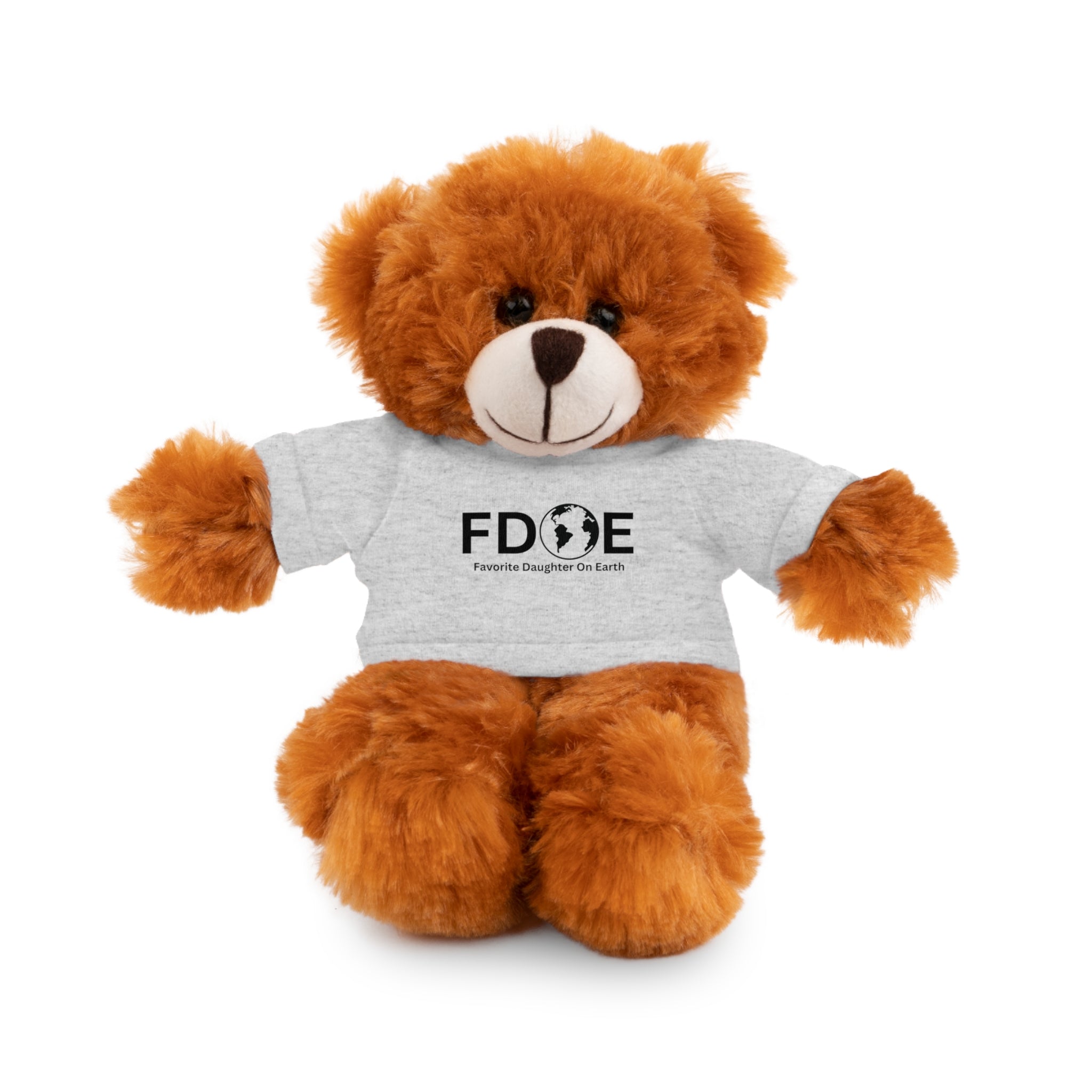 Favorite Daughter on Earth Stuffed Animal – Customizable T-Shirt & Animal