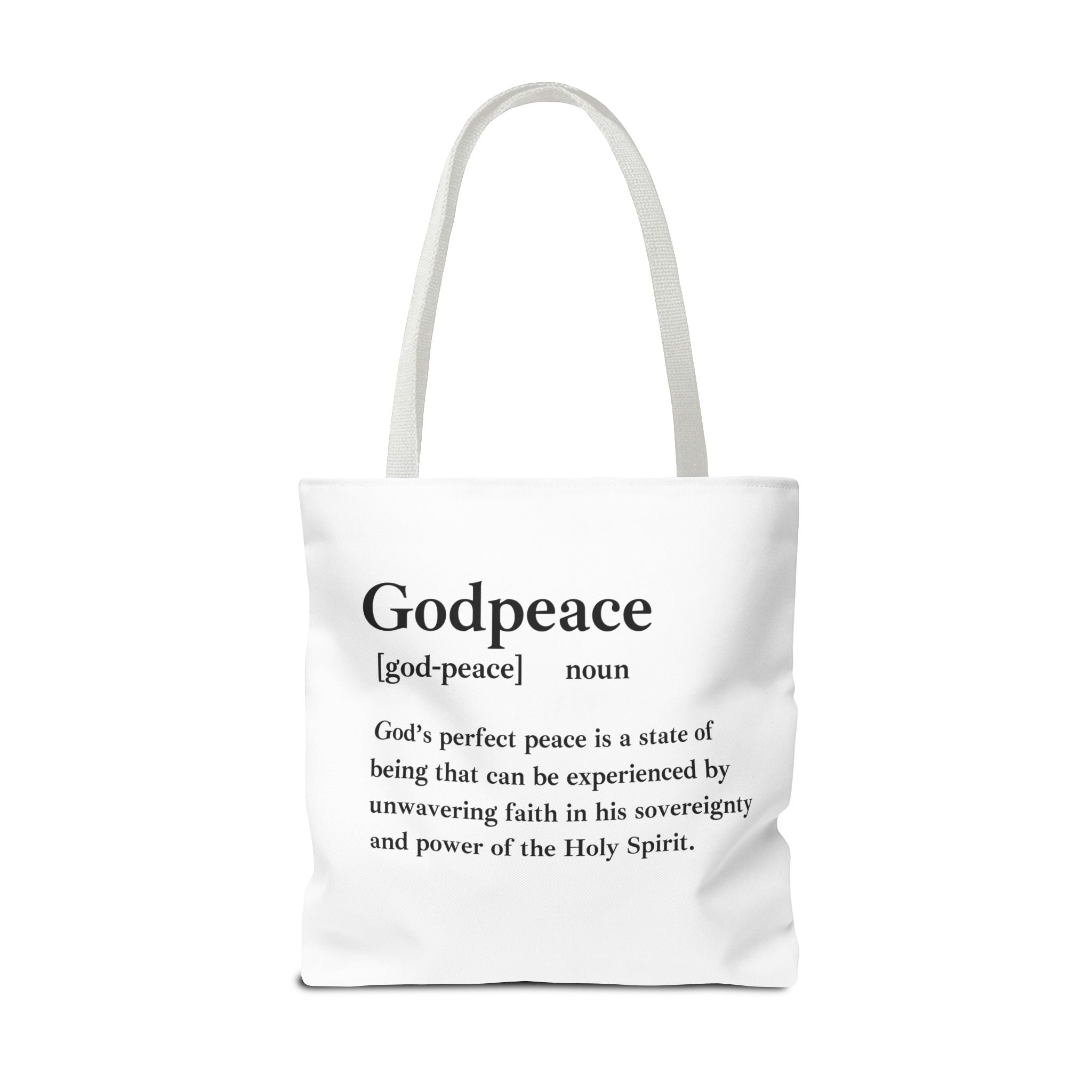 Godpeace Tote Bag - Custom Printed Stylish and Functional Tote