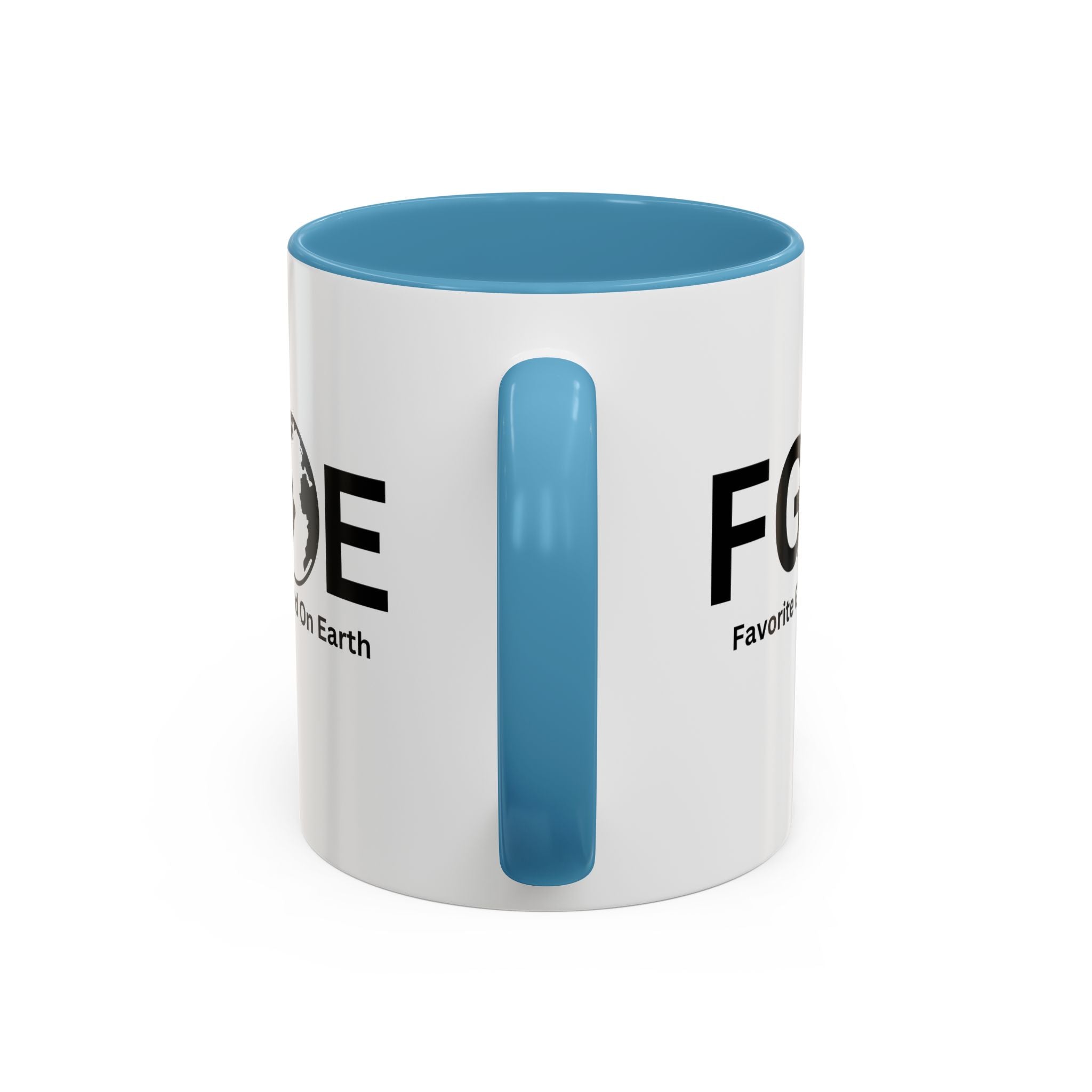 Favorite Girlfriend On Earth (FGOE) Accent Coffee Mug (11oz, 15oz)