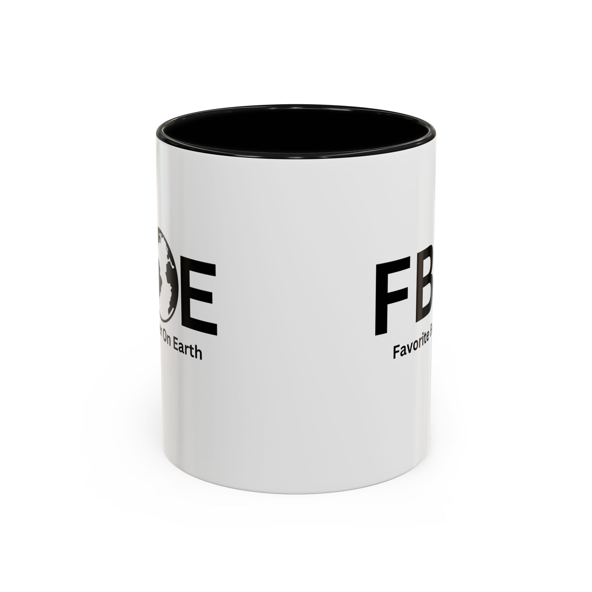 Favorite Brother On Earth (FBOE) Accent Coffee Mug (11oz, 15oz)