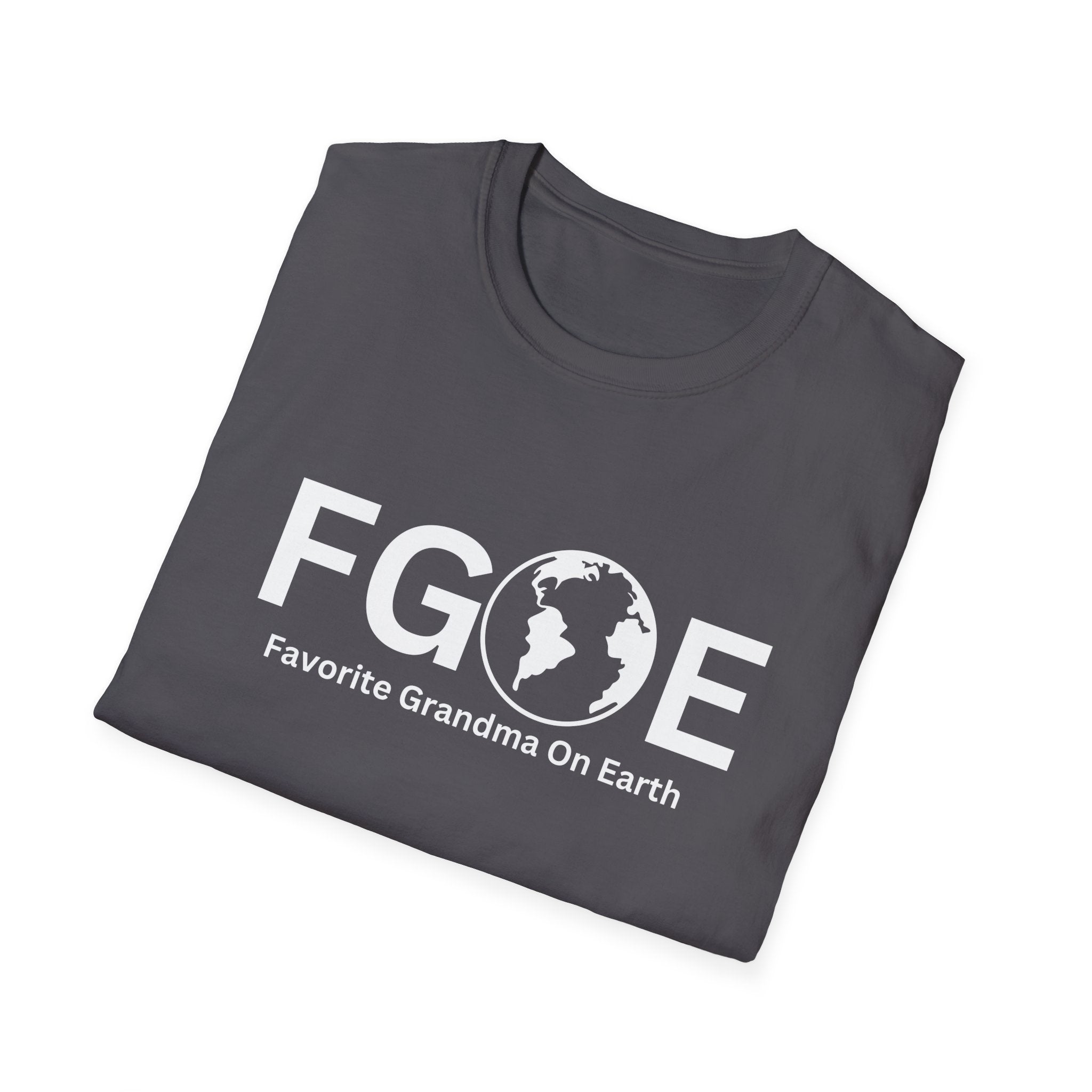 Favorite Grandma on Earth T-Shirt - (FGOE) Logo Tee for Women