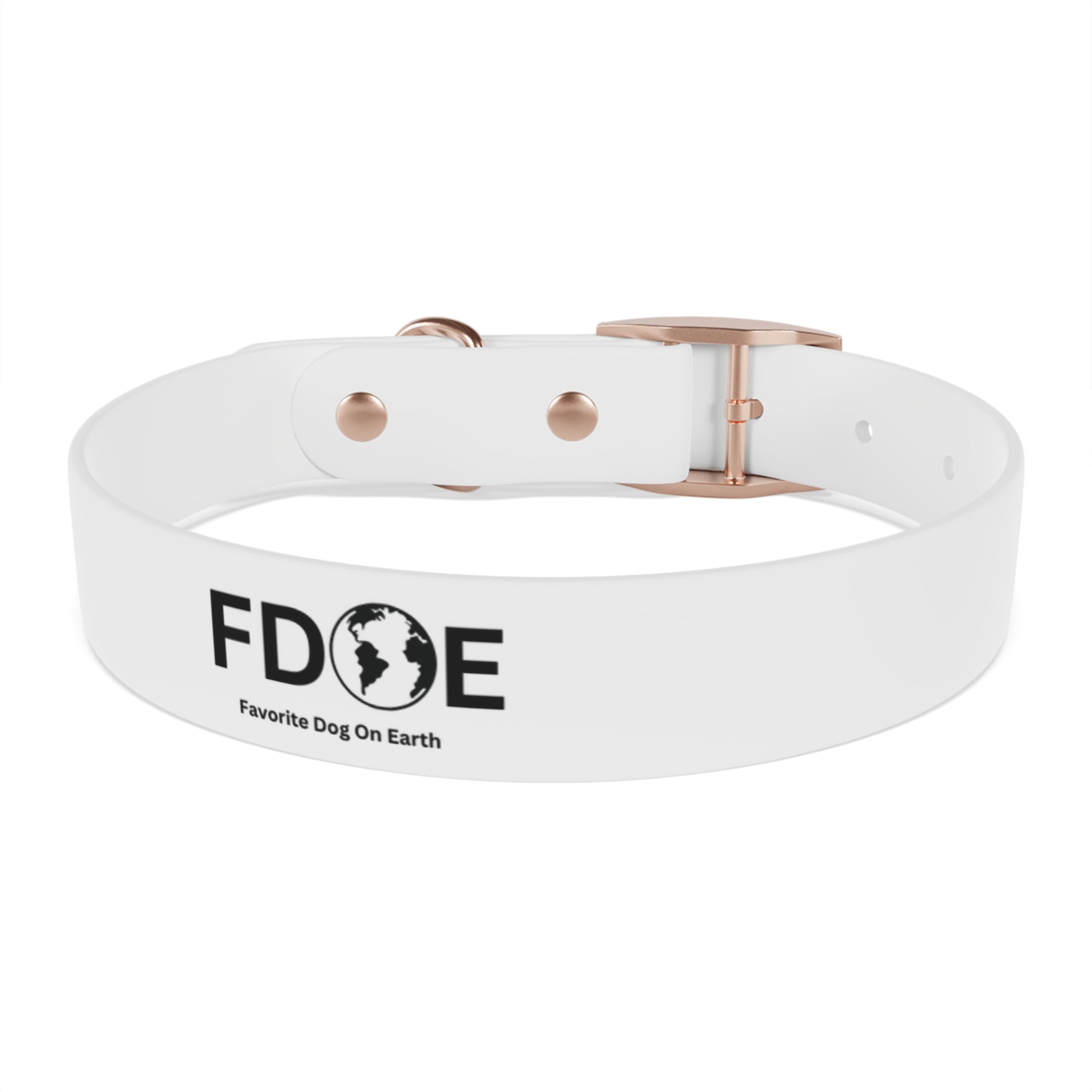 Favorite Dog On Earth (FDOE) Collar, Personalized Pet Accessory, Custom Dog Collar, Stylish Pet Gear, Durable Dog Collar