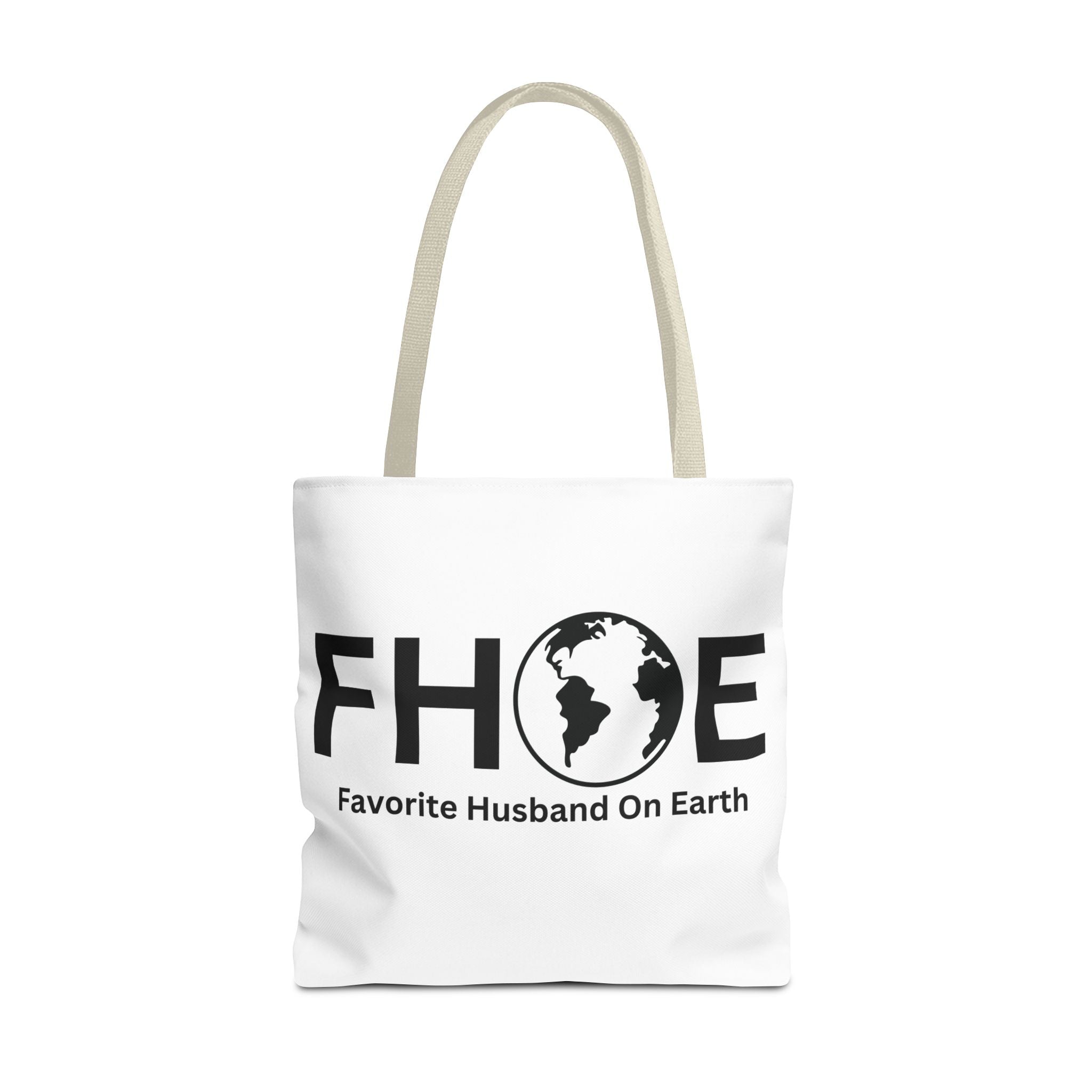 Favorite Husband On Earth (FHOE) Tote Bag - Custom Printed Stylish and Functional Tote