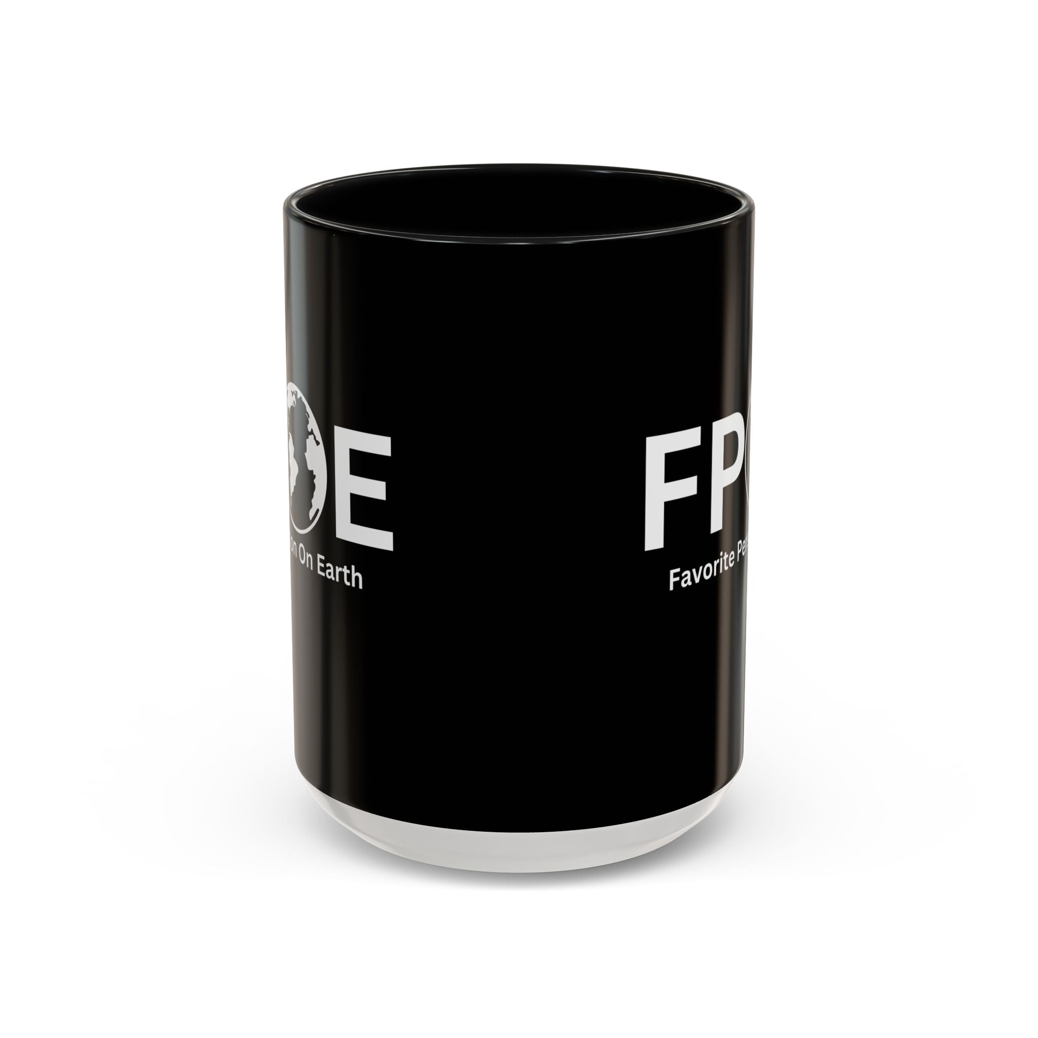 Favorite Person On Earth (FPOE) Accent Coffee Mug (11oz, 15oz)