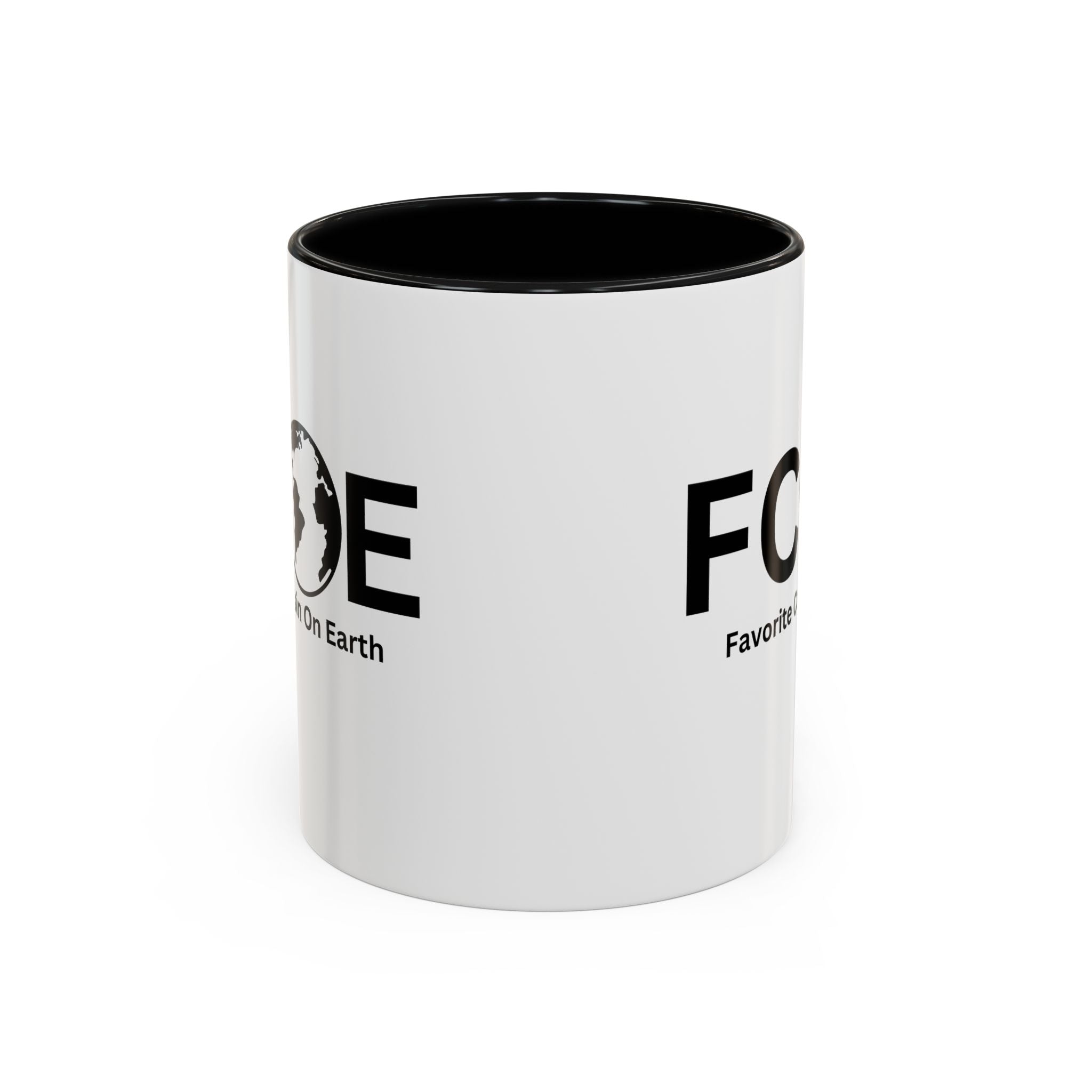 Favorite Cousin On Earth (FCOE) Accent Coffee Mug (11oz, 15oz)