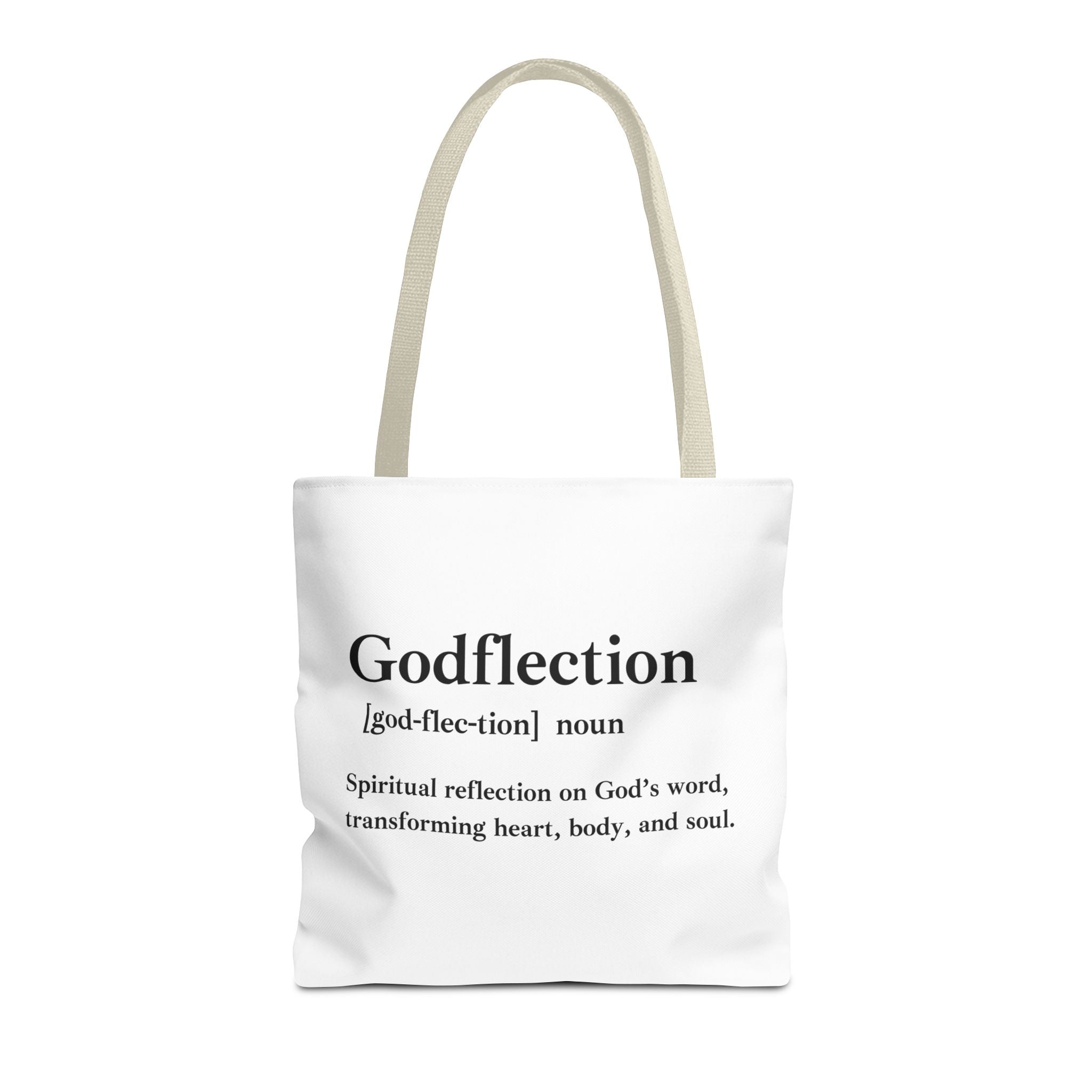 Godflection Tote Bag - Custom Printed Stylish and Functional Tote