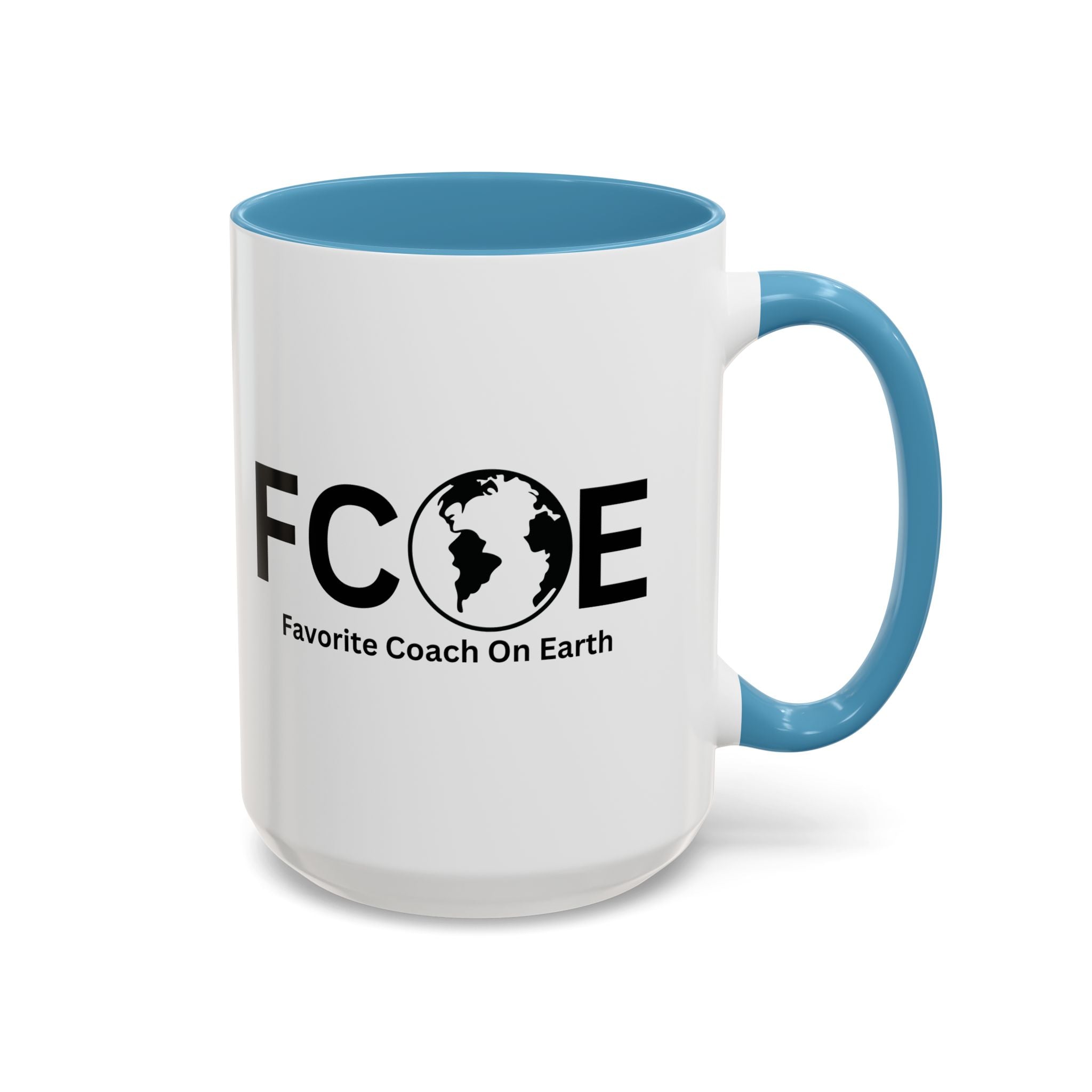 Favorite Coach On Earth (FCOE) Accent Coffee Mug (11oz, 15oz)
