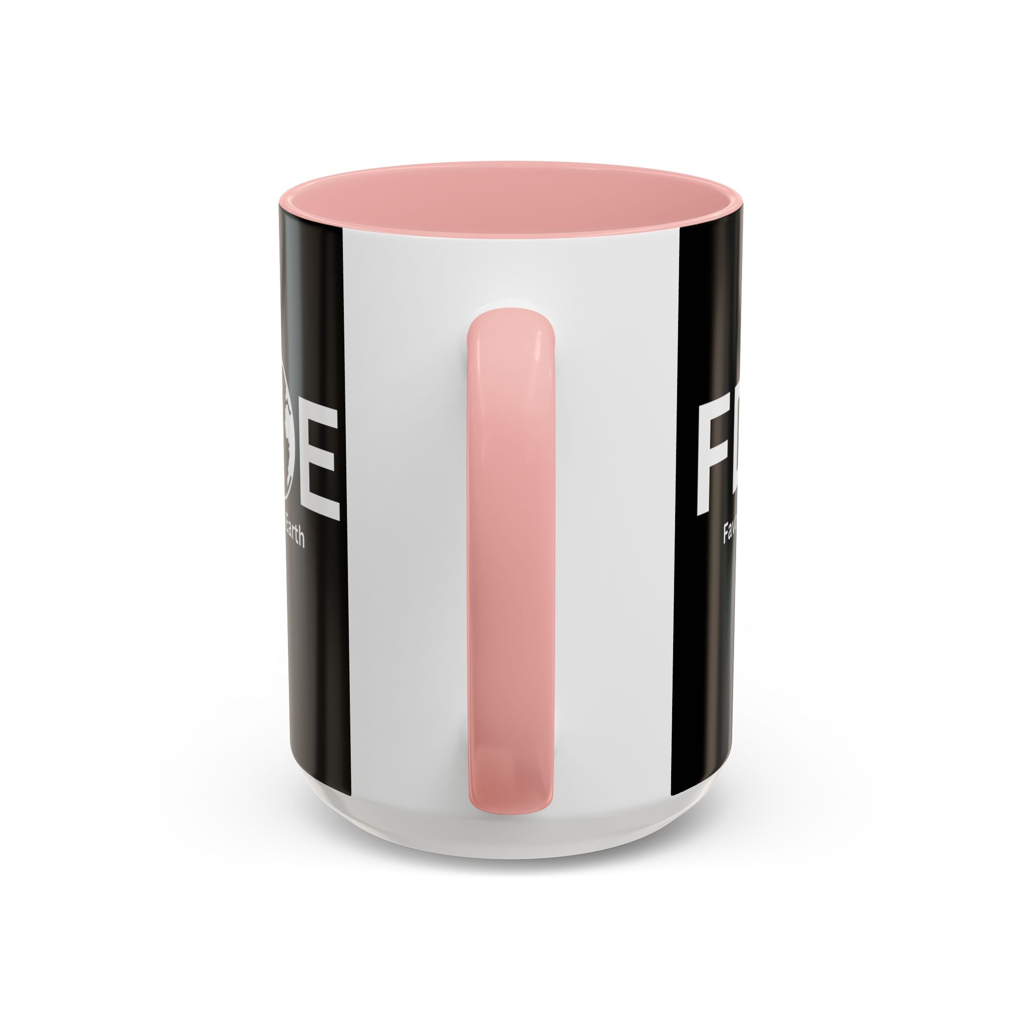 Favorite Dad On Earth (FDOE) Accent Coffee Mug (11oz, 15oz)