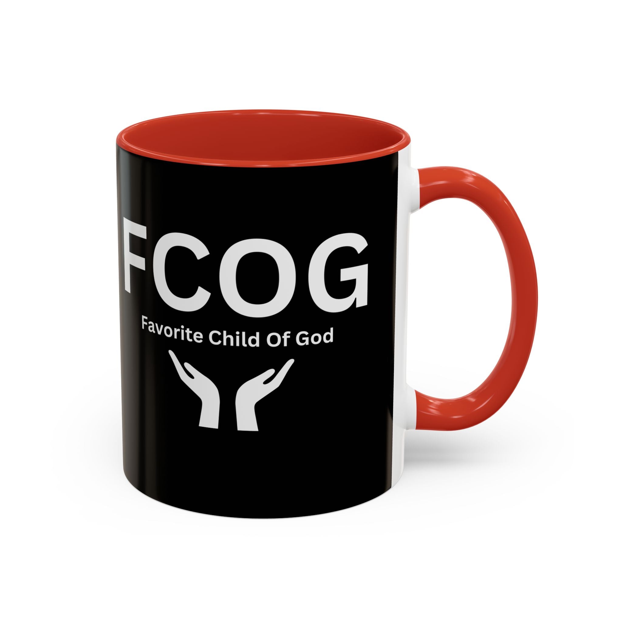 Favorite Child of God (FCOG) Accent Coffee Mug (11, 15oz)