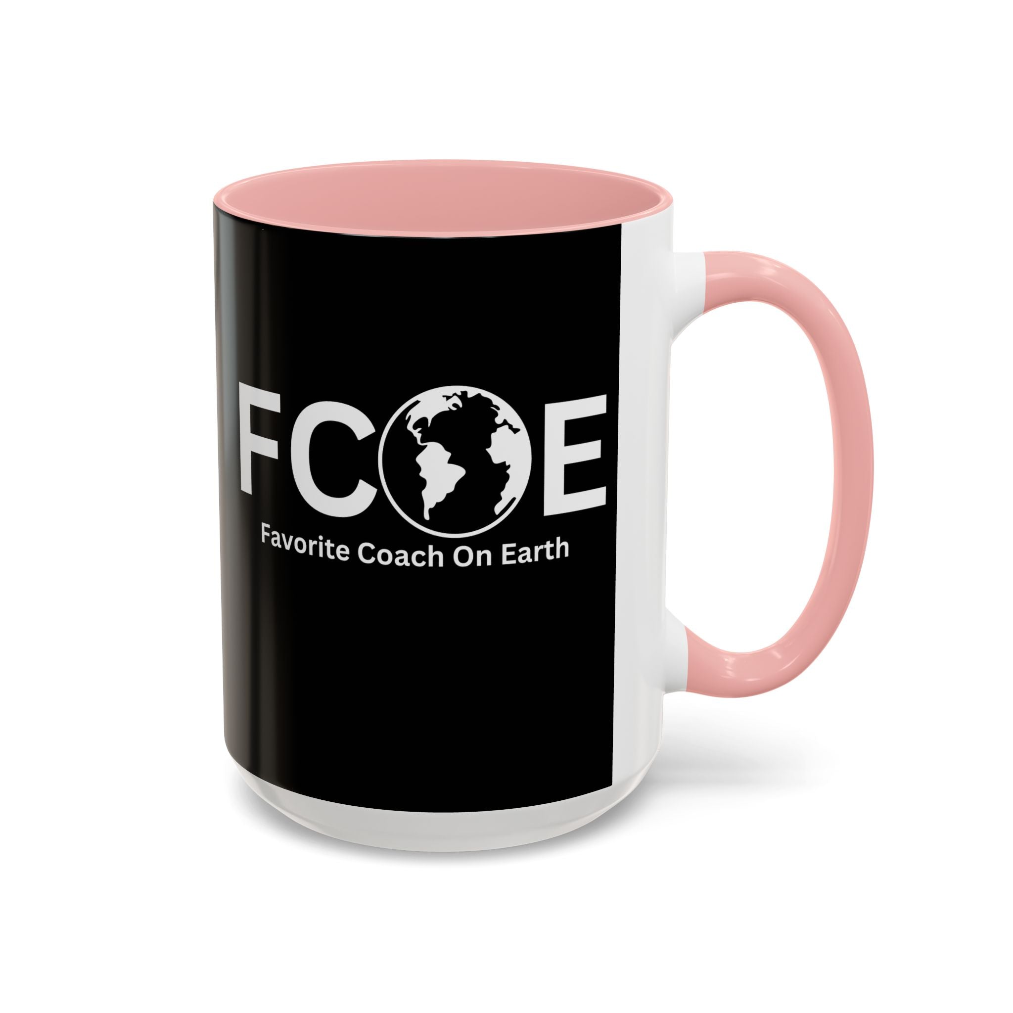 Favorite Coach On Earth (FCOE) Accent Coffee Mug (11oz, 15oz)