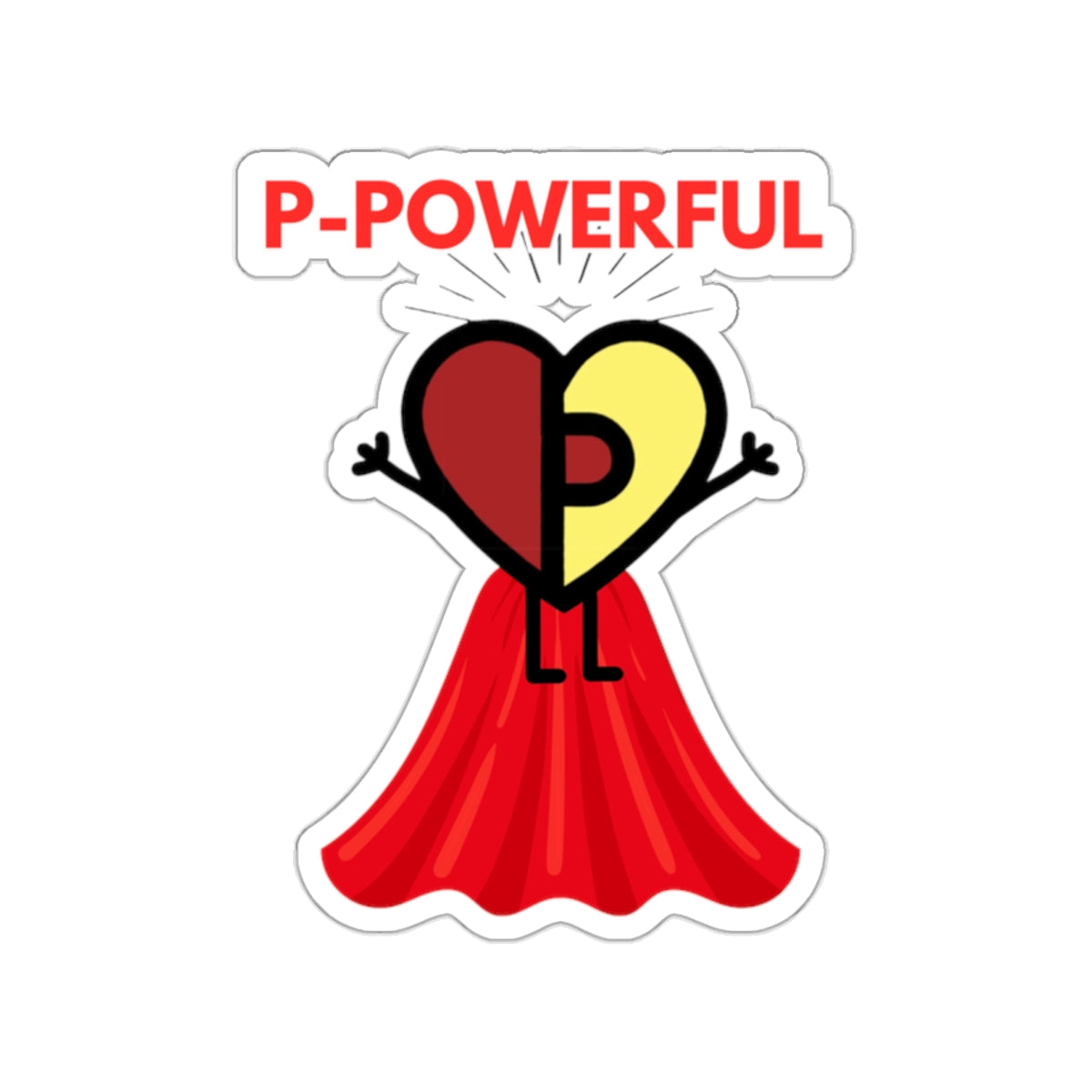 PJ Powerful Mascot Kiss-Cut Stickers - Custom Vinyl Stickers for Creative Decor