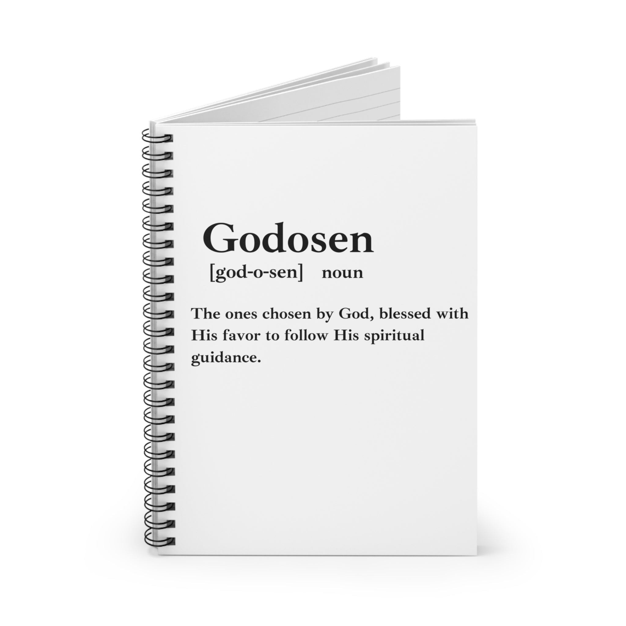 Godosen Spiral Notebook - 118 Page Ruled Line Notebook for Everyday Use