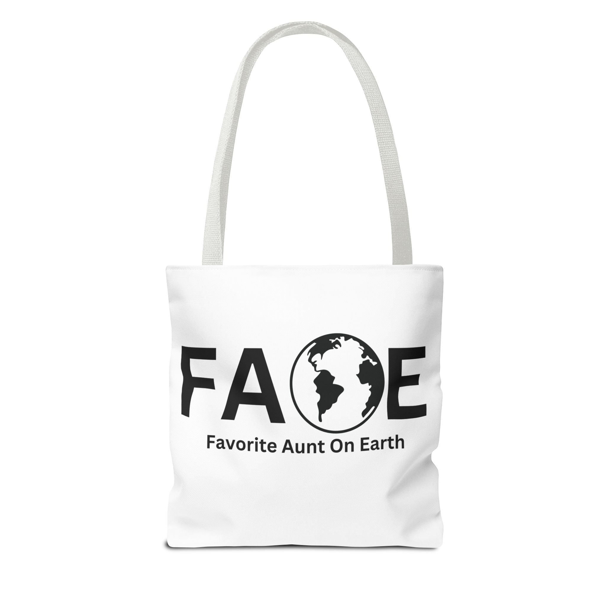 Favorite Aunt On Earth (FAOE) Tote Bag - Custom Printed Stylish and Functional Tote