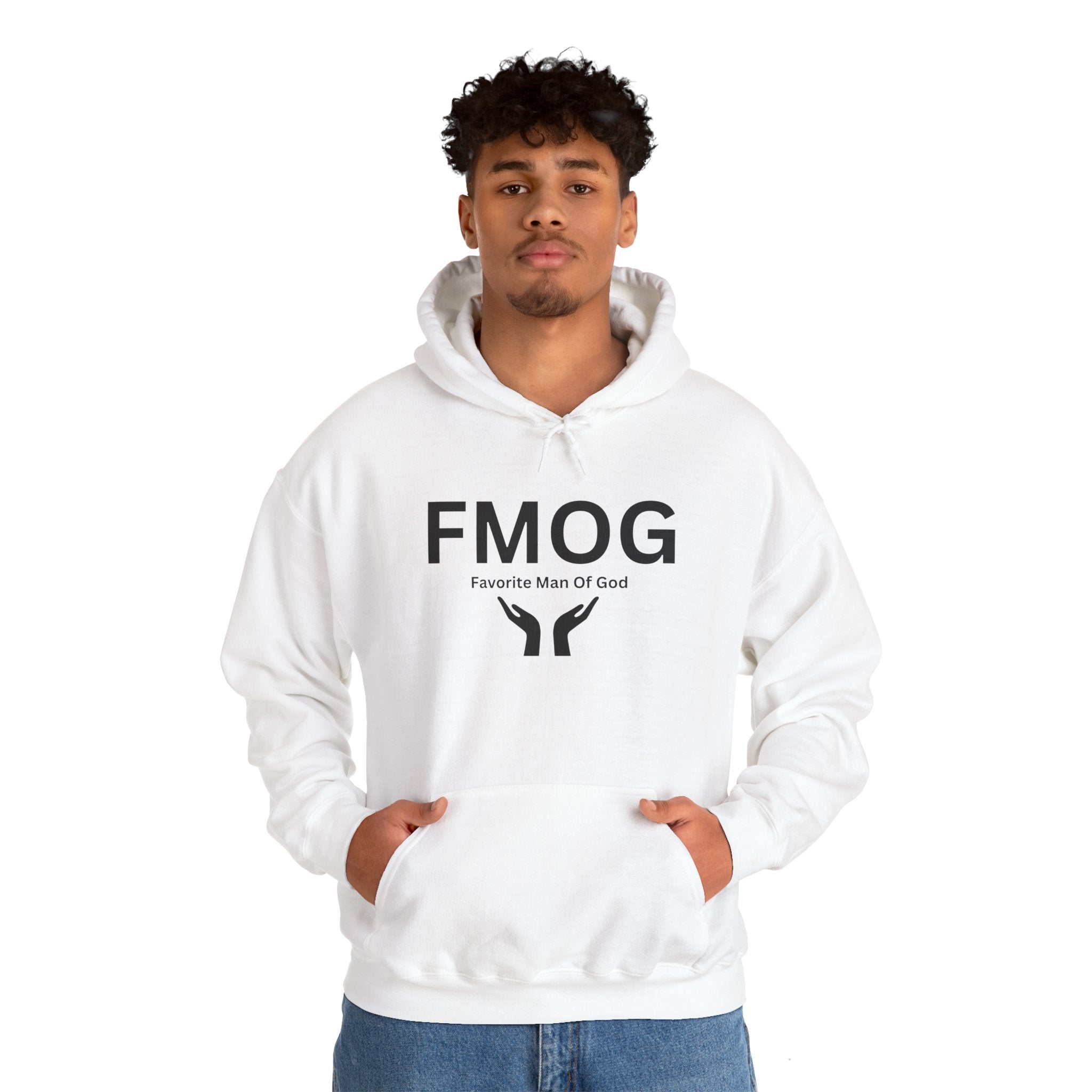 Favorite Man of God (FMOG) Hoodie – Unisex Heavy Blend Pullover