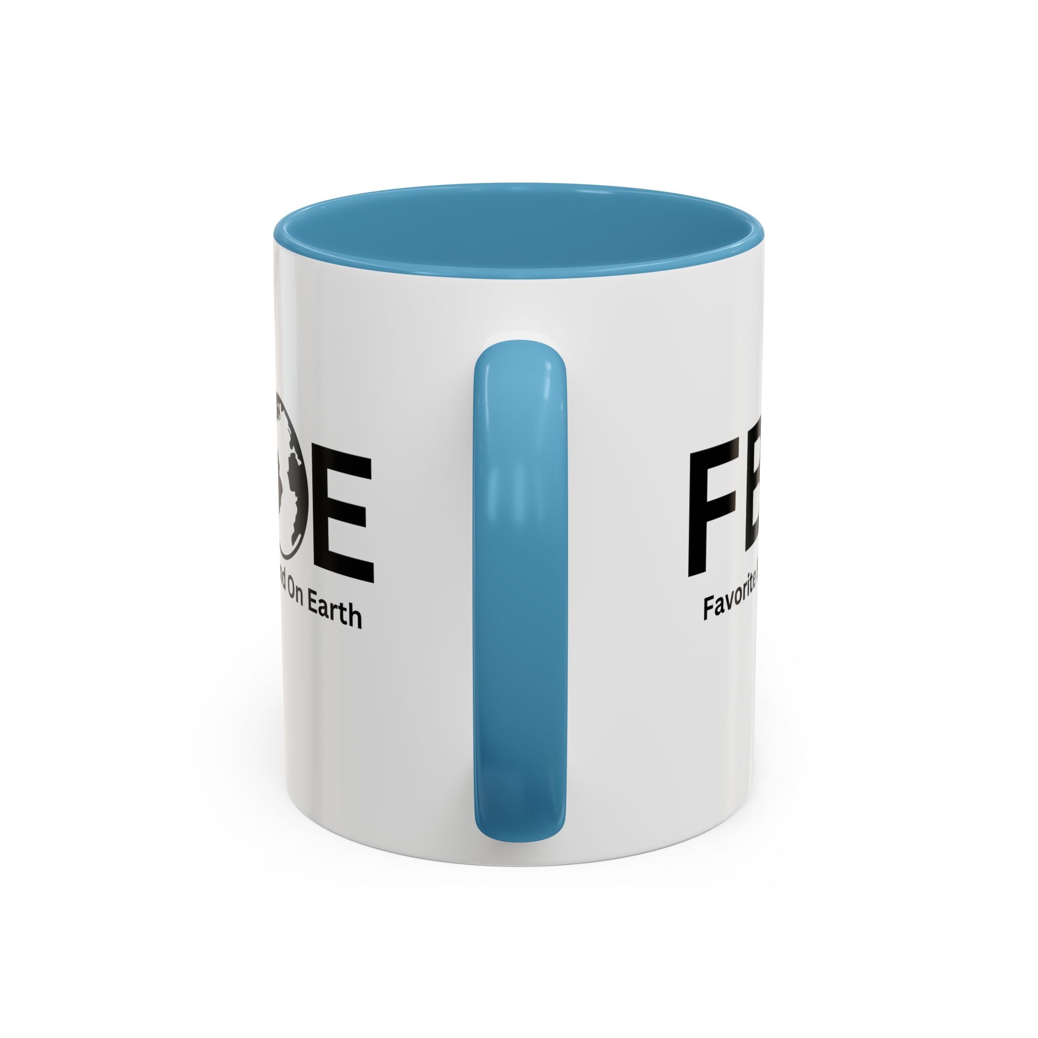 Favorite Boyfriend On Earth (FBOE) Accent Coffee Mug (11oz, 15oz)
