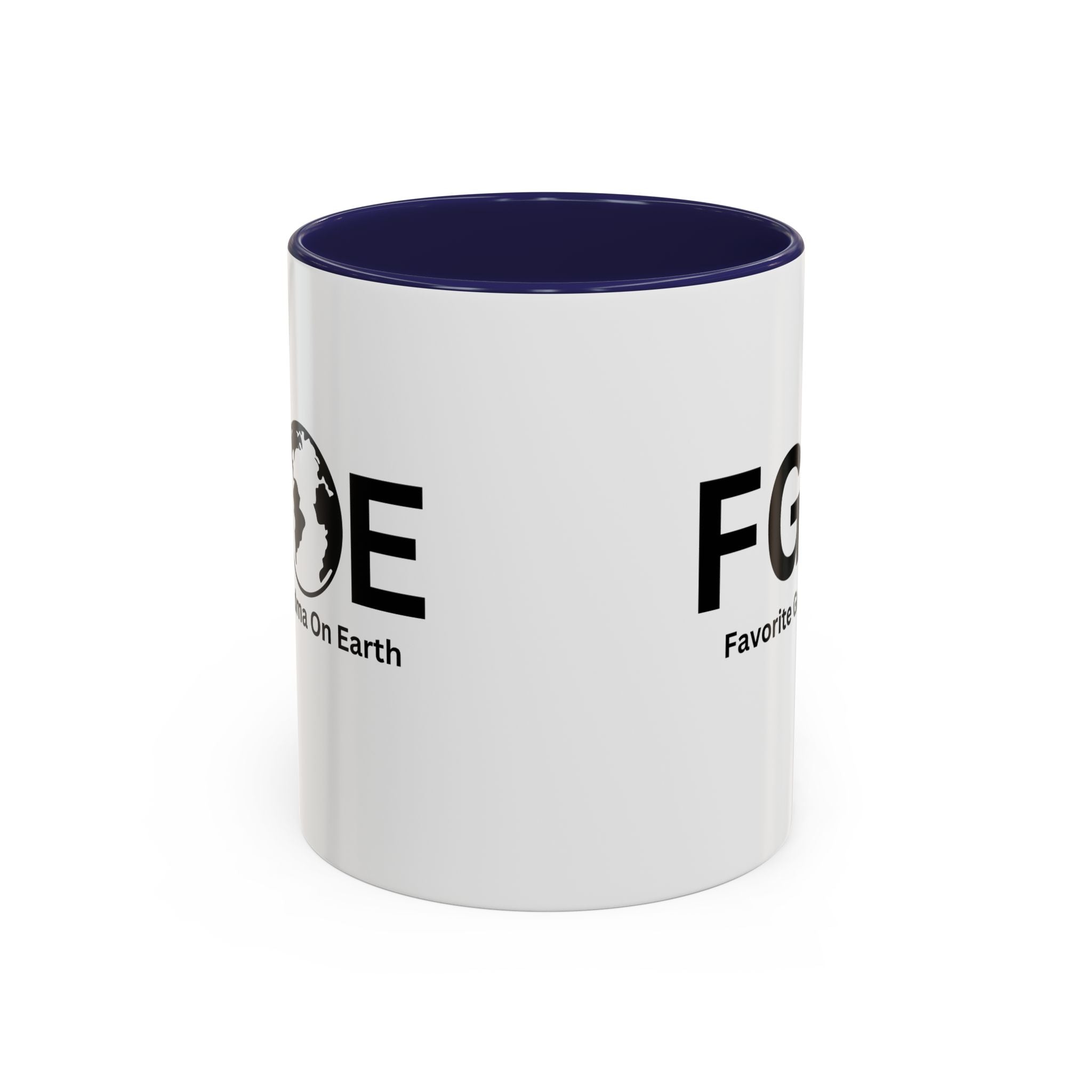 Favorite Grandma On Earth Mug (FGOE) Accent Coffee Mug (11oz, 15oz)