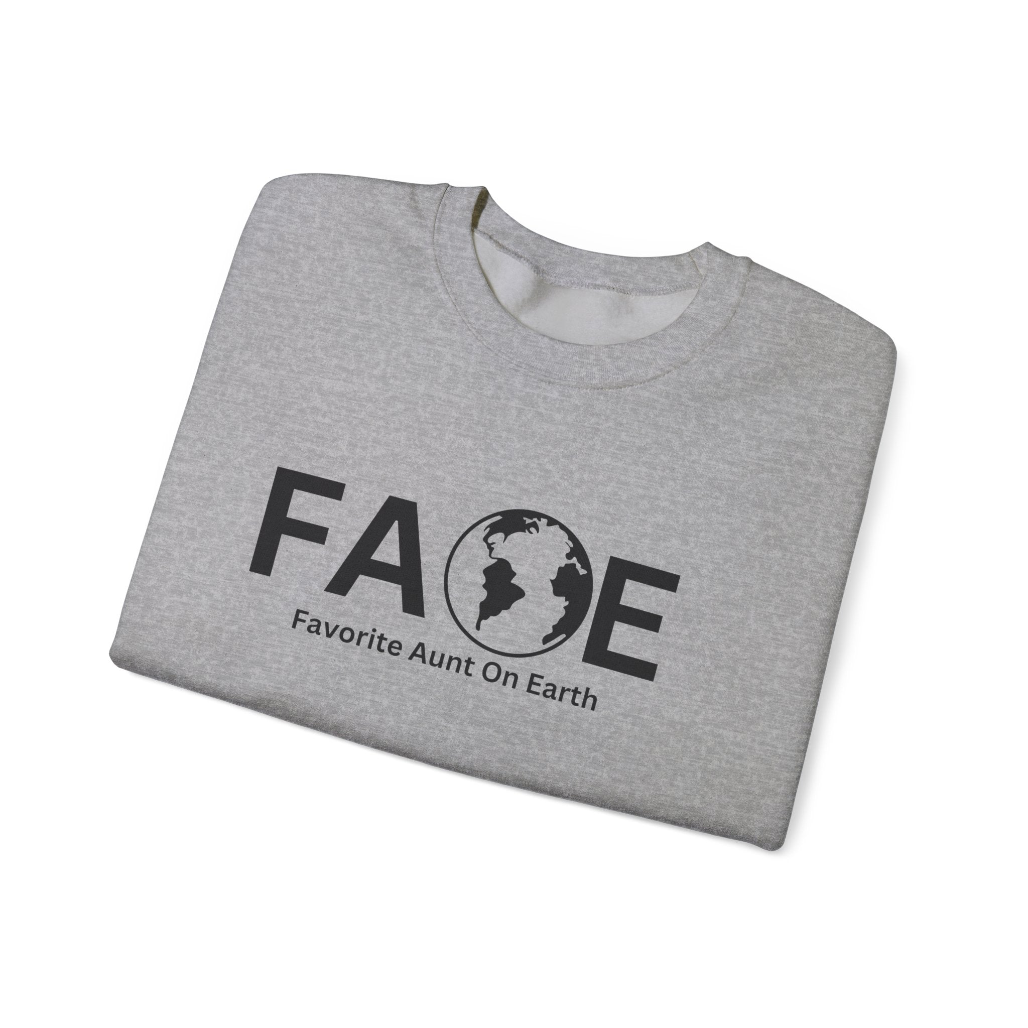 Favorite Aunt On Earth (FAOE) - Unisex Heavy Blend™ Crewneck Sweatshirt