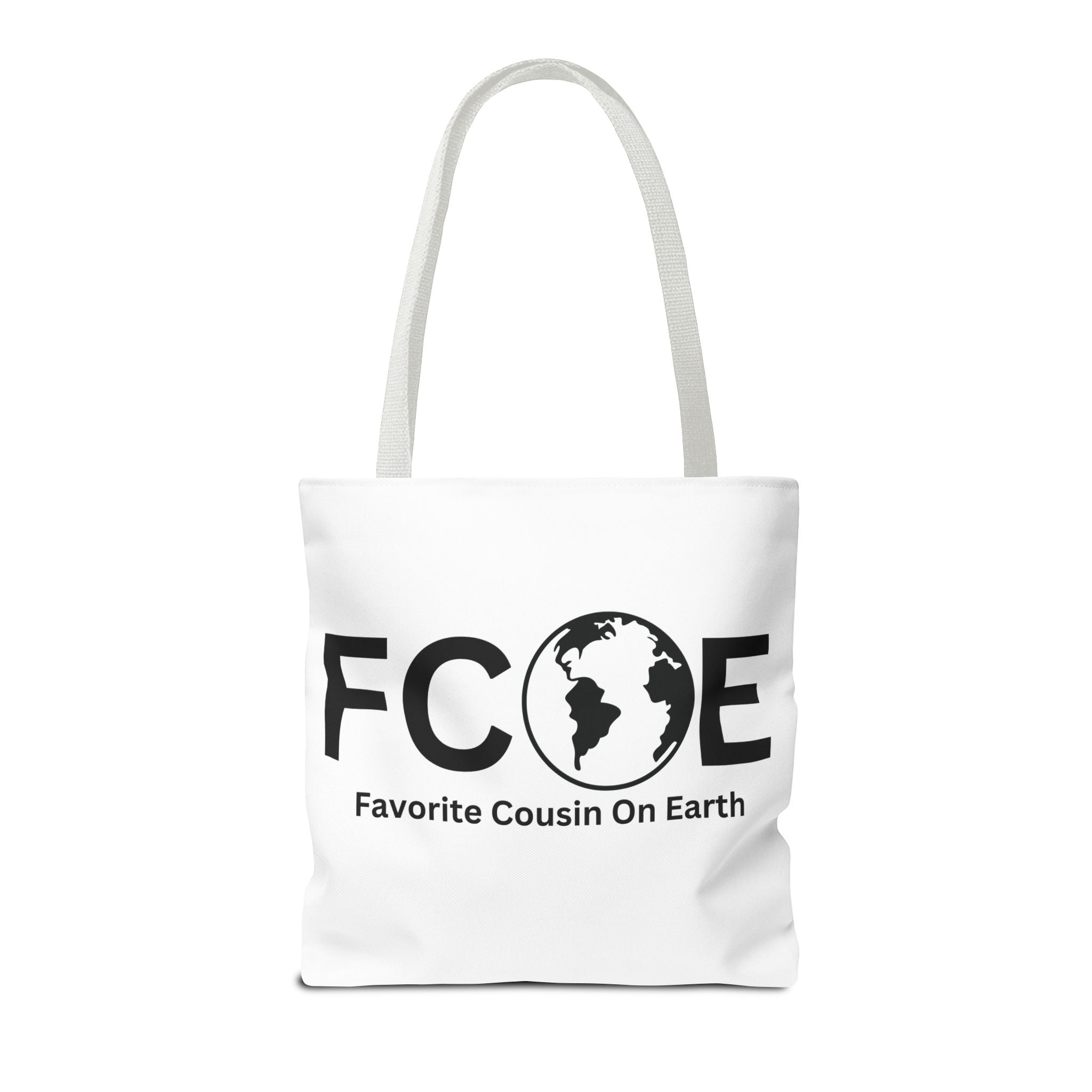 Favorite Cousin On Earth (FCOE) Tote Bag - Custom Printed Stylish and Functional Tote