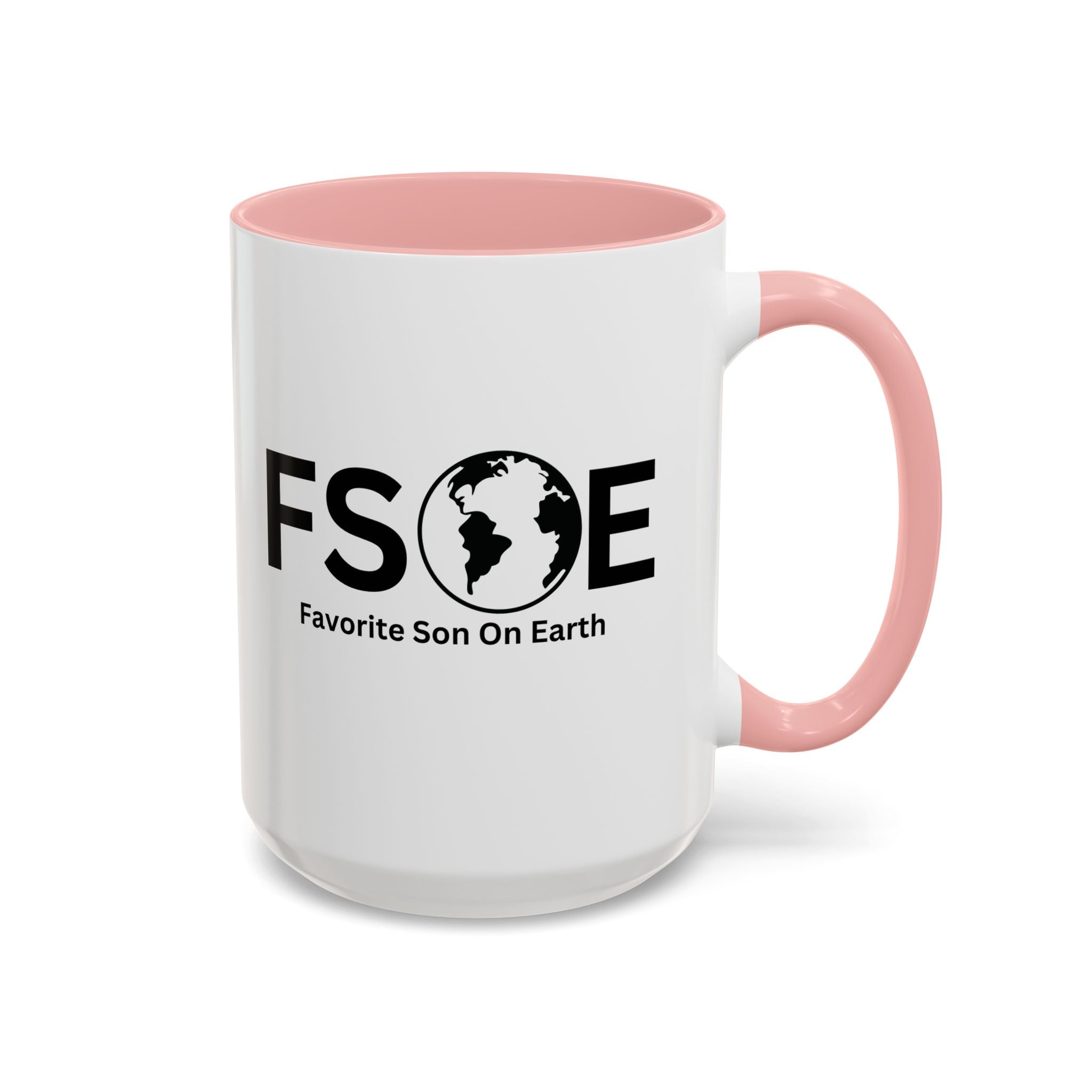 Favorite Son On Earth (FSOE) Accent Coffee Mug (11oz, 15oz)