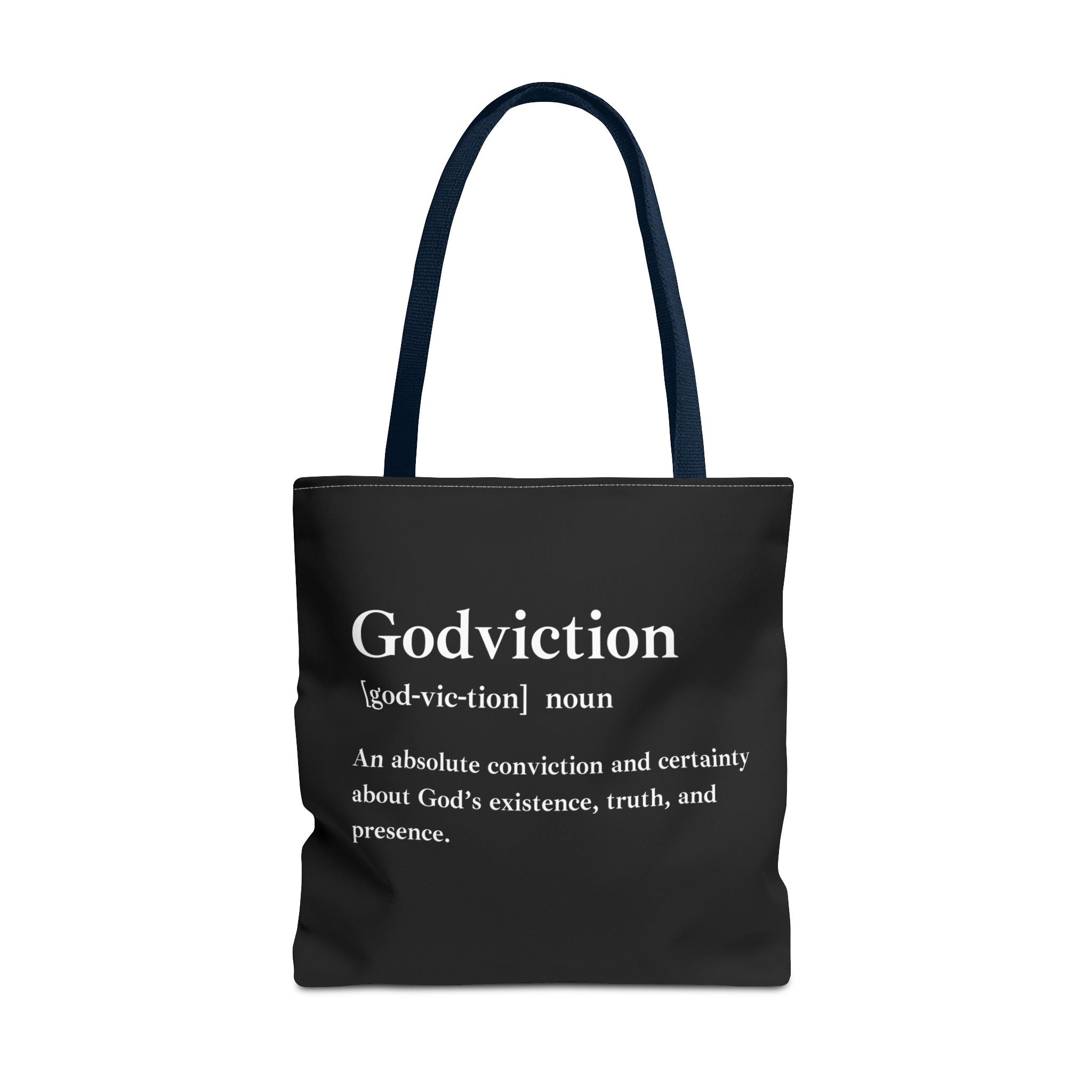 Godviction Tote Bag - Custom Printed Stylish and Functional Tote