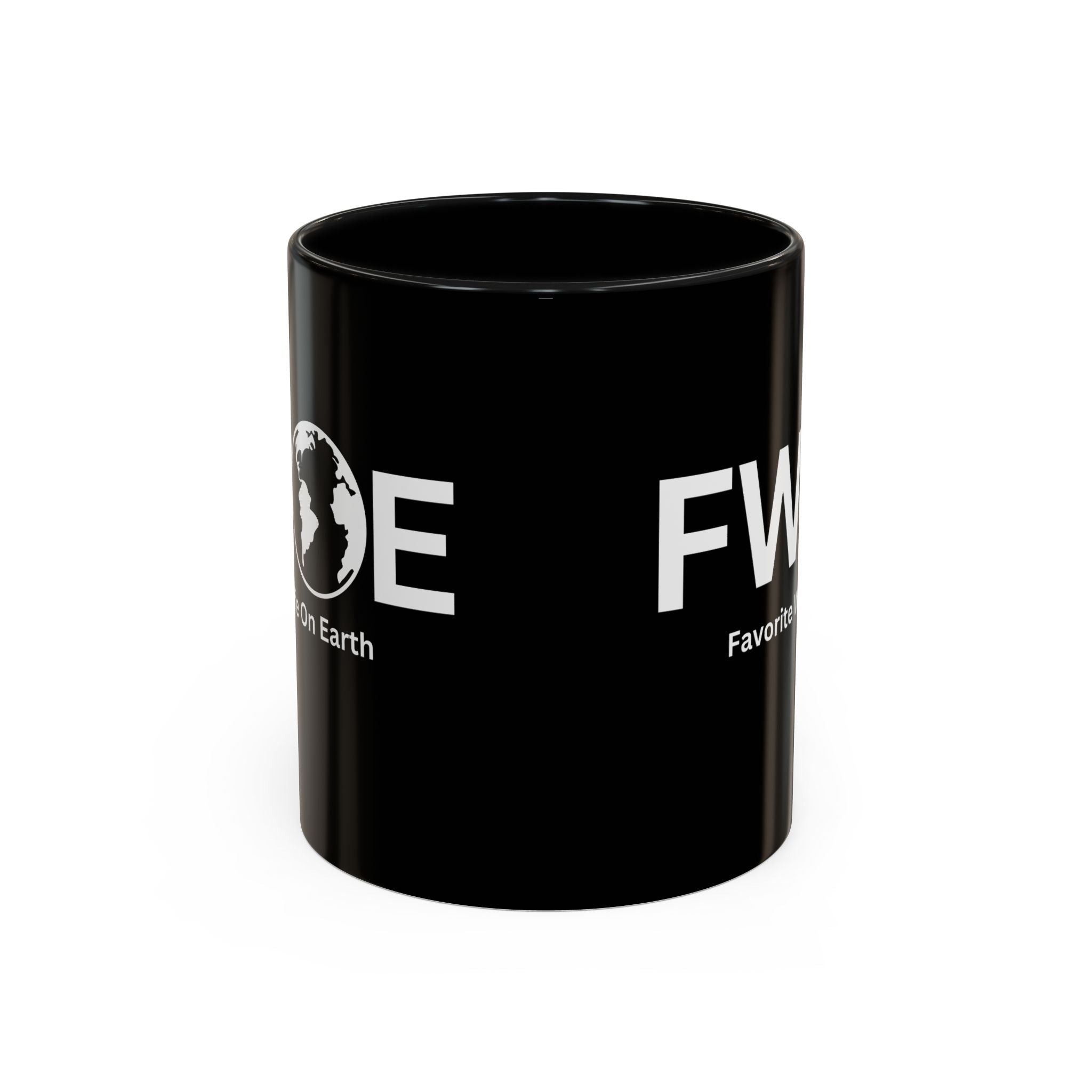 Favorite Wife On Earth (FWOE) Accent Coffee Mug (11oz, 15oz)