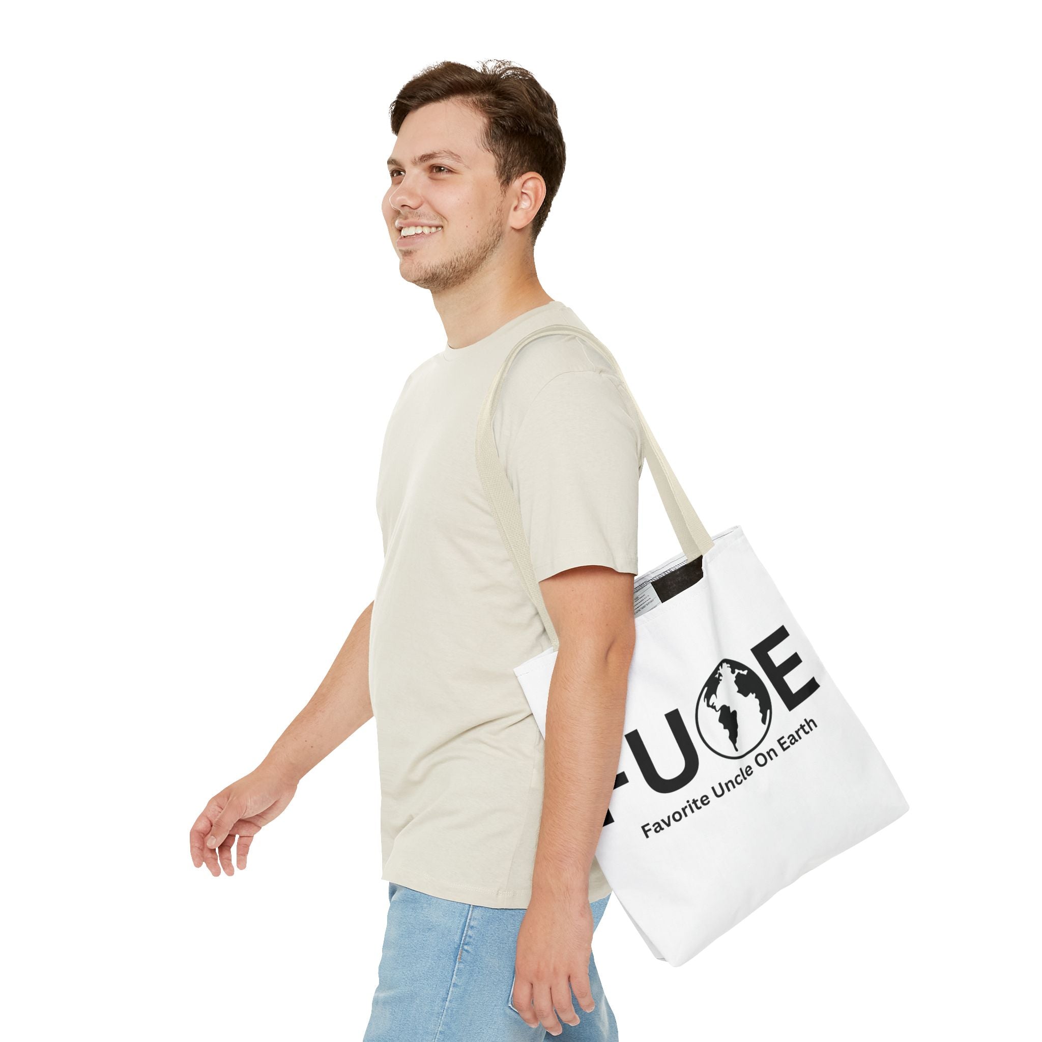 Favorite Uncle On Earth (FUOE) Tote Bag - Custom Printed Stylish and Functional Tote
