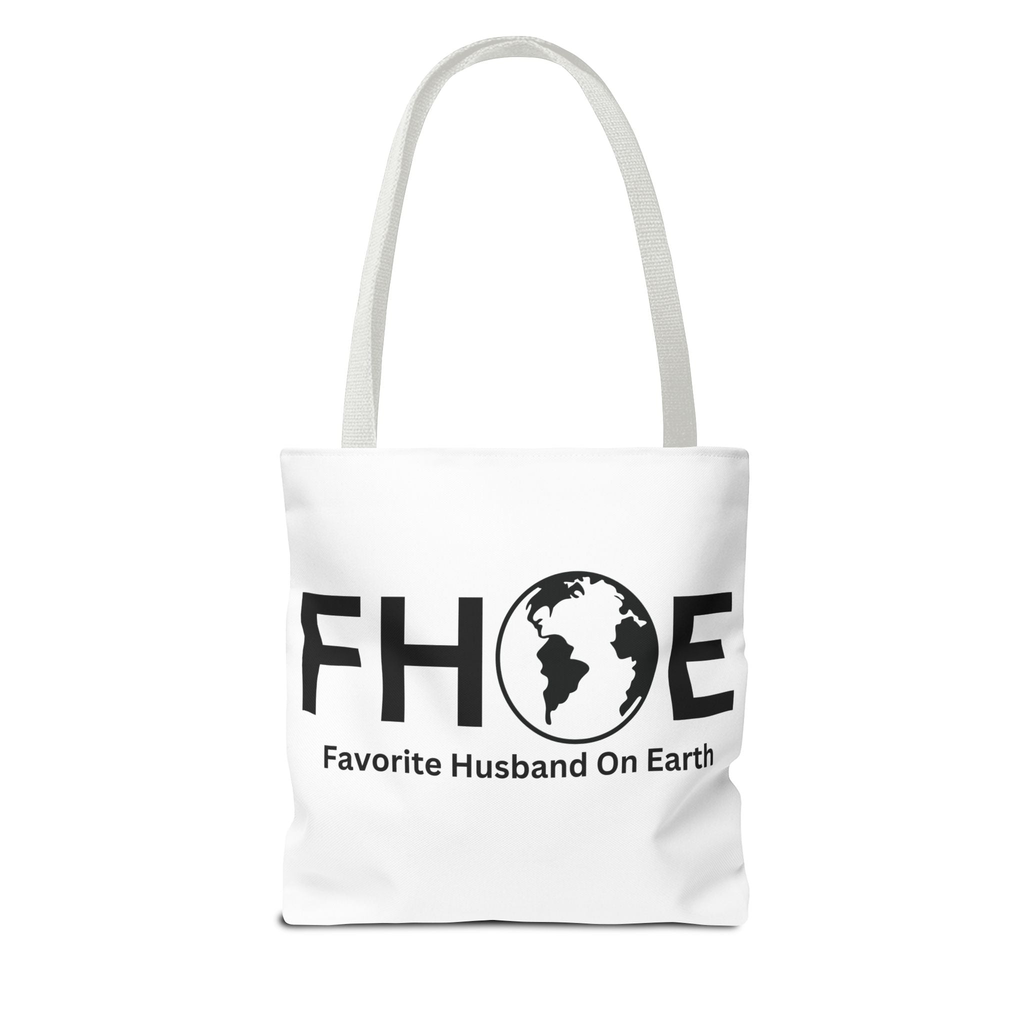 Favorite Husband On Earth (FHOE) Tote Bag - Custom Printed Stylish and Functional Tote
