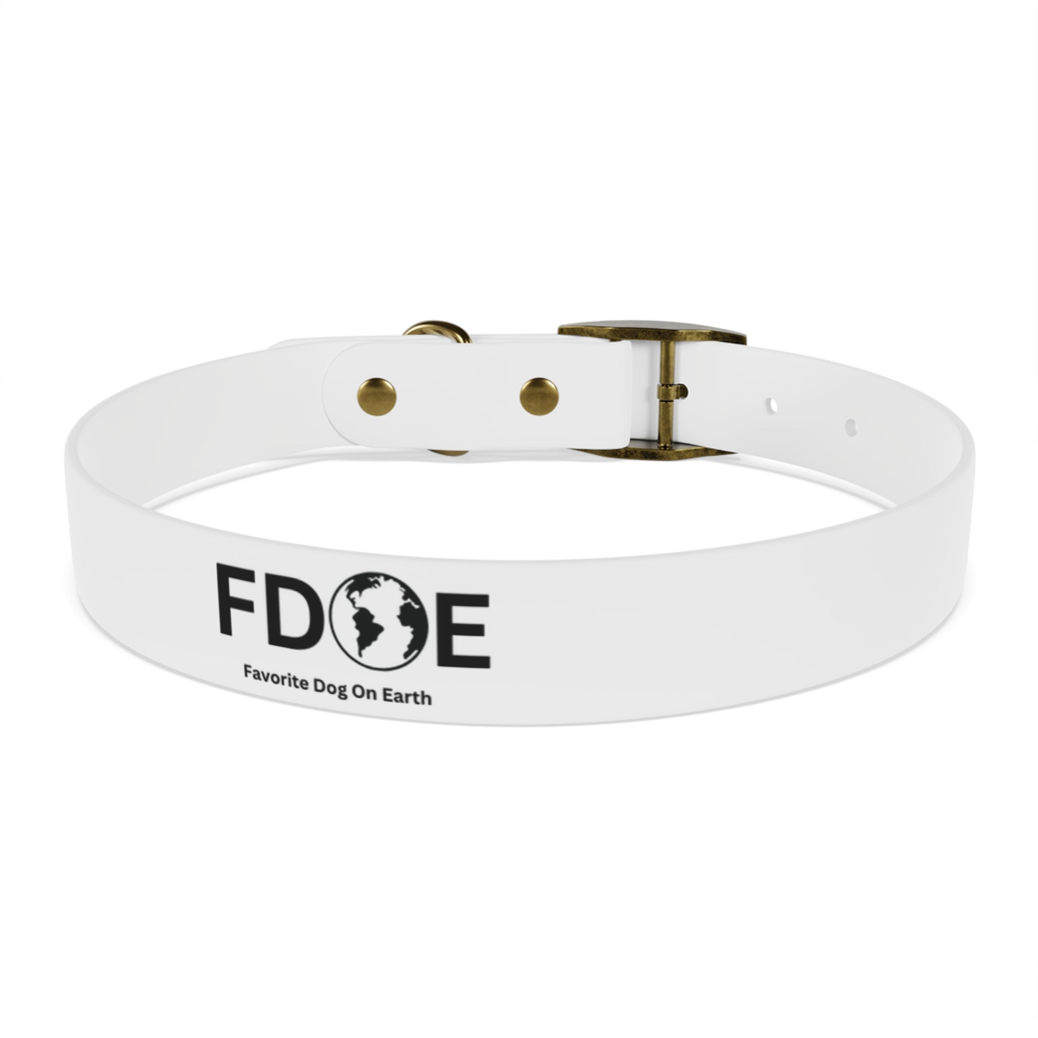 Favorite Dog On Earth (FDOE) Collar, Personalized Pet Accessory, Custom Dog Collar, Stylish Pet Gear, Durable Dog Collar
