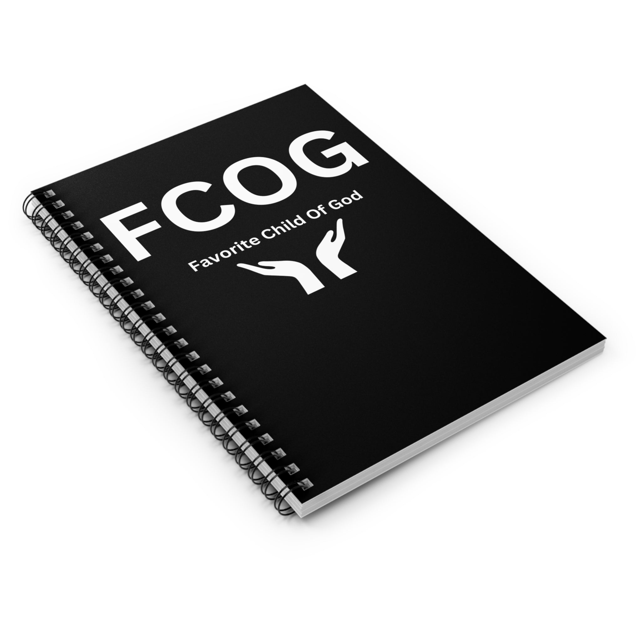 Favorite Child of God (FCOG) Spiral Notebook - 118 Page Ruled Line Notebook for Everyday Use