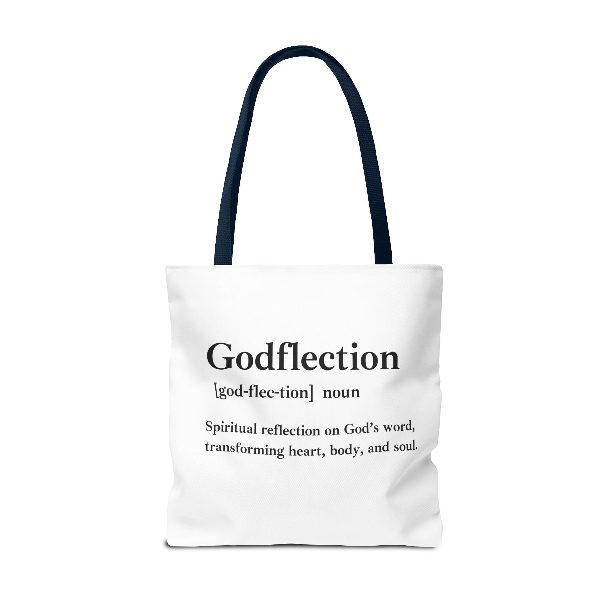 Godflection Tote Bag - Custom Printed Stylish and Functional Tote