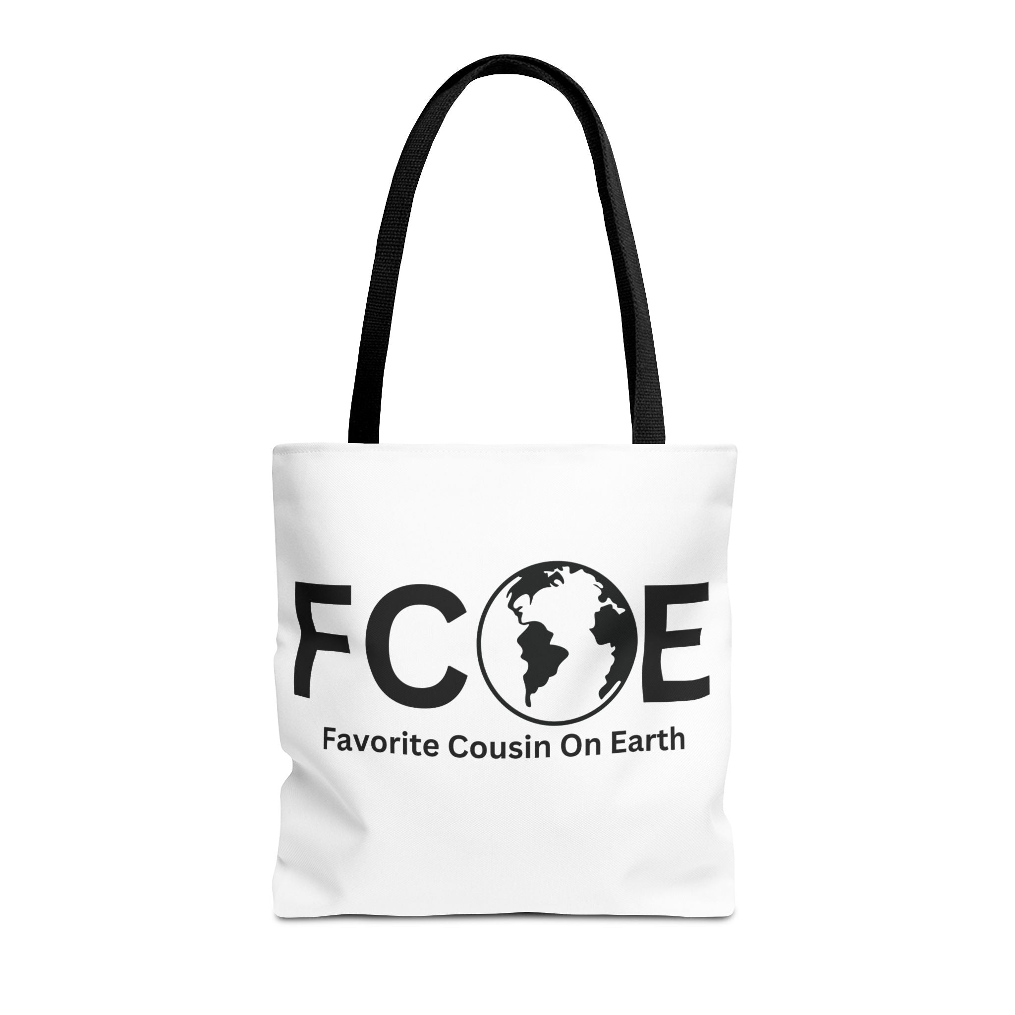 Favorite Cousin On Earth (FCOE) Tote Bag - Custom Printed Stylish and Functional Tote