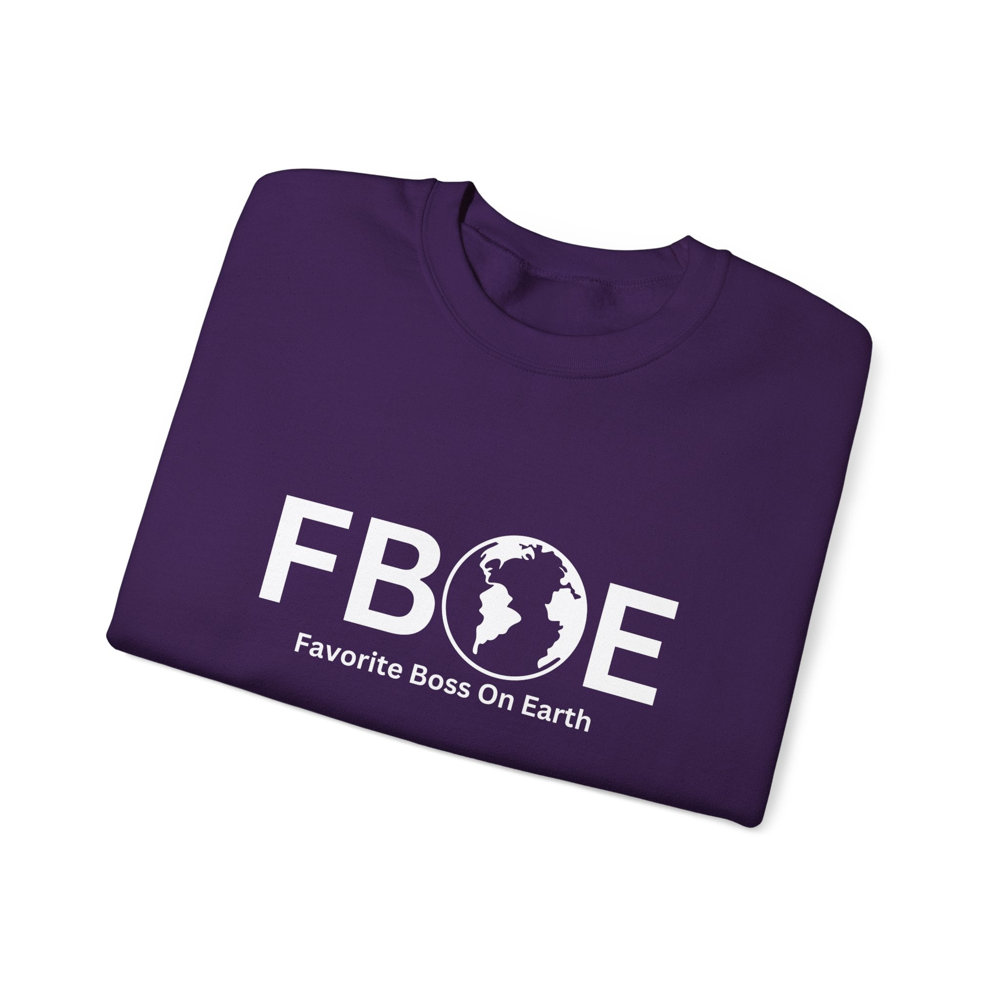 Favorite Boss On Earth (FBOE) - Unisex Heavy Blend Crewneck Sweatshirt