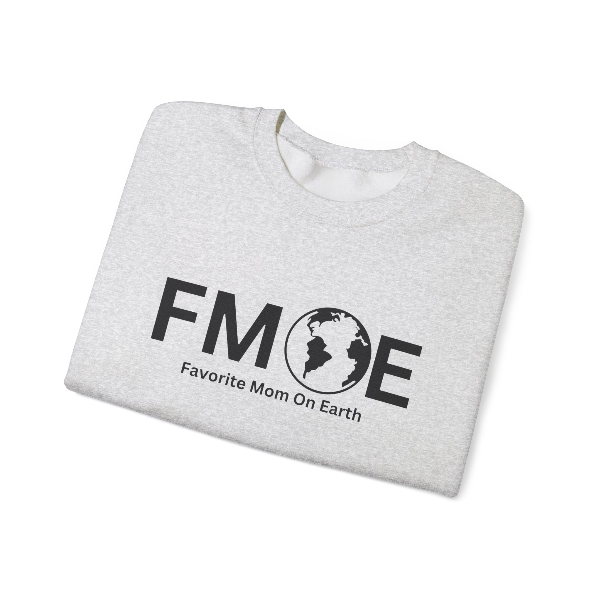 Favorite Mom On Earth (FMOE) Unisex Heavy Blend™ Crewneck Sweatshirt – Cozy and Durable