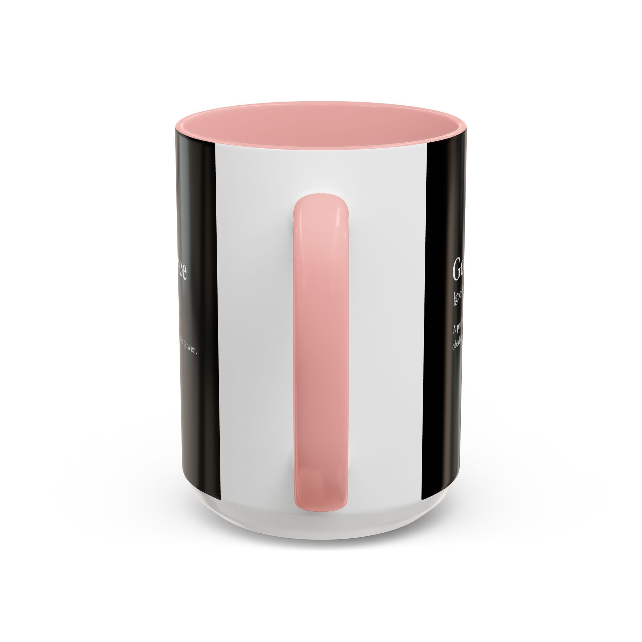 Godbedience Accent Coffee Mug (11, 15oz)