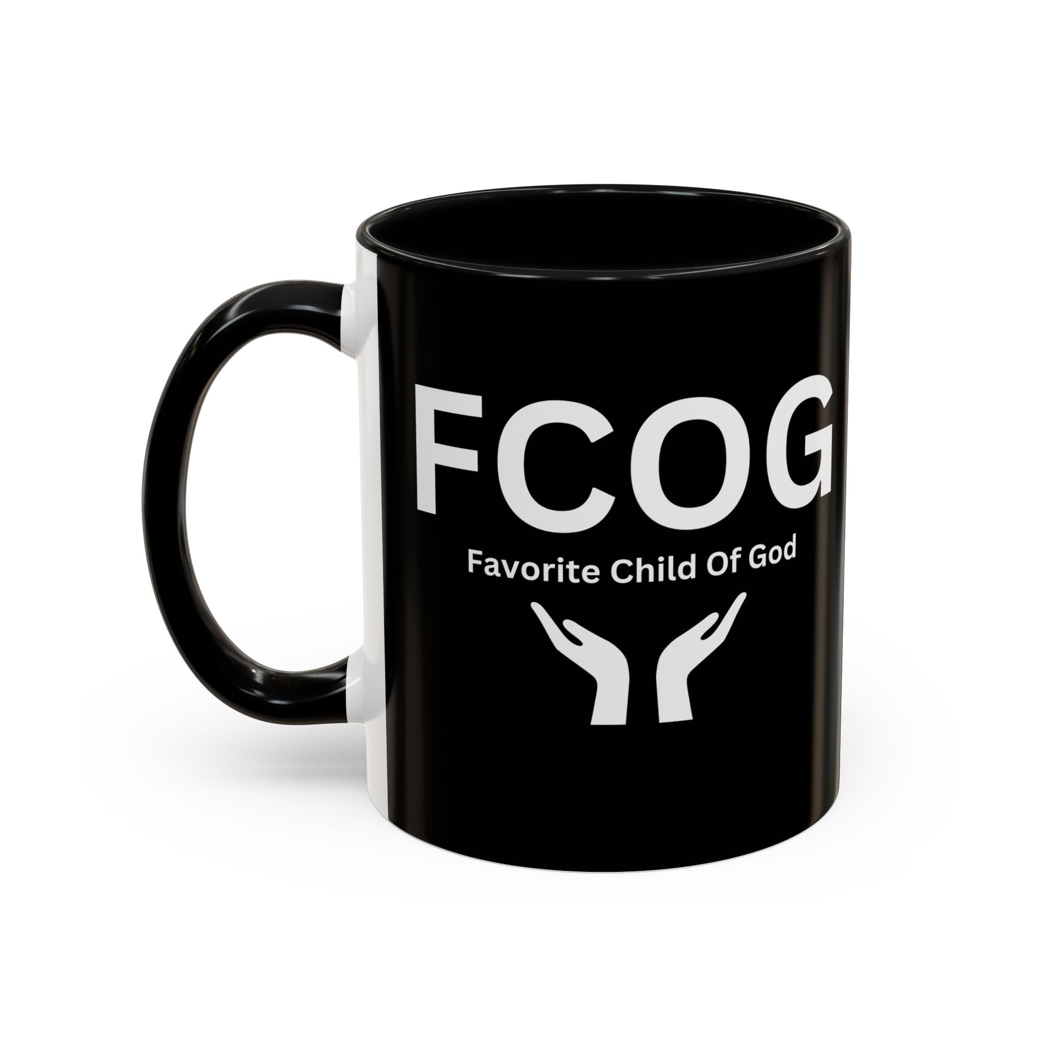 Favorite Child of God (FCOG) Accent Coffee Mug (11, 15oz)