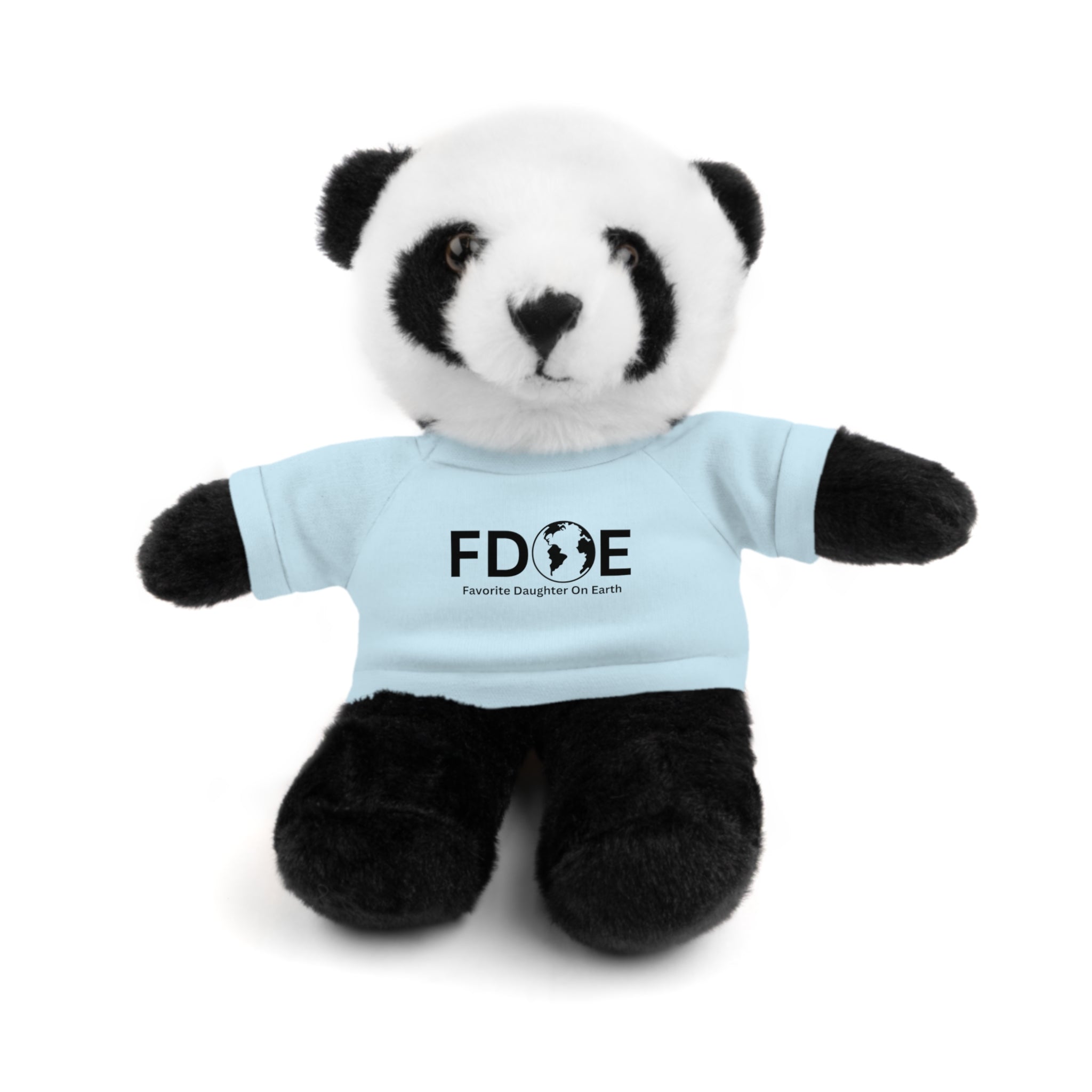 Favorite Daughter on Earth Stuffed Animal – Customizable T-Shirt & Animal