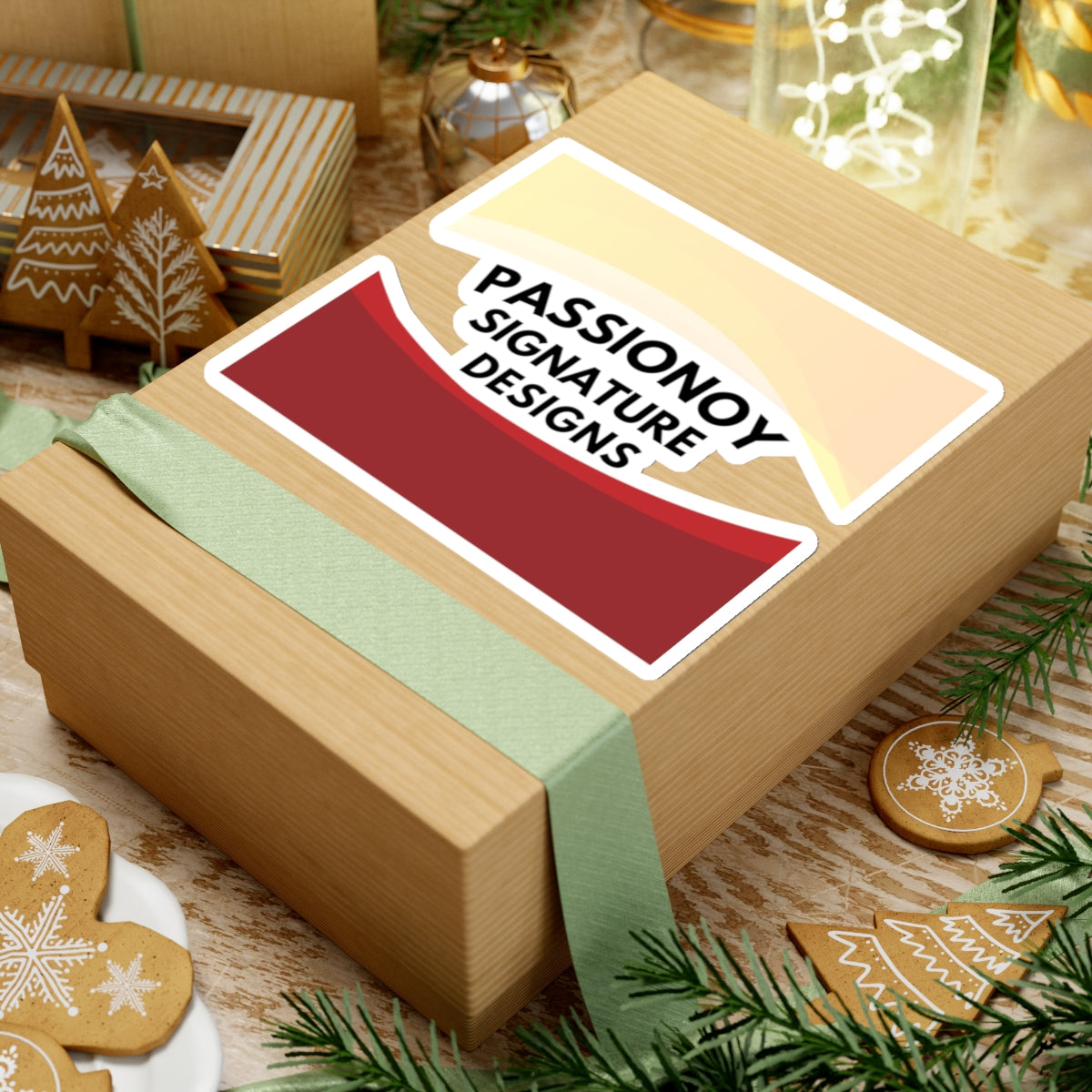 Passionoy Signature Designs-A1 Kiss-Cut Stickers - Custom Vinyl Stickers for Creative Decor