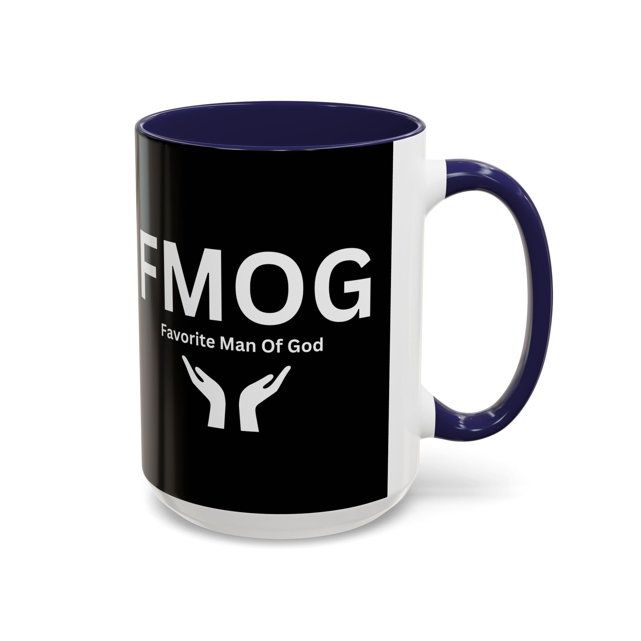 Favorite Man of God (FMOG) Accent Coffee Mug (11, 15oz)