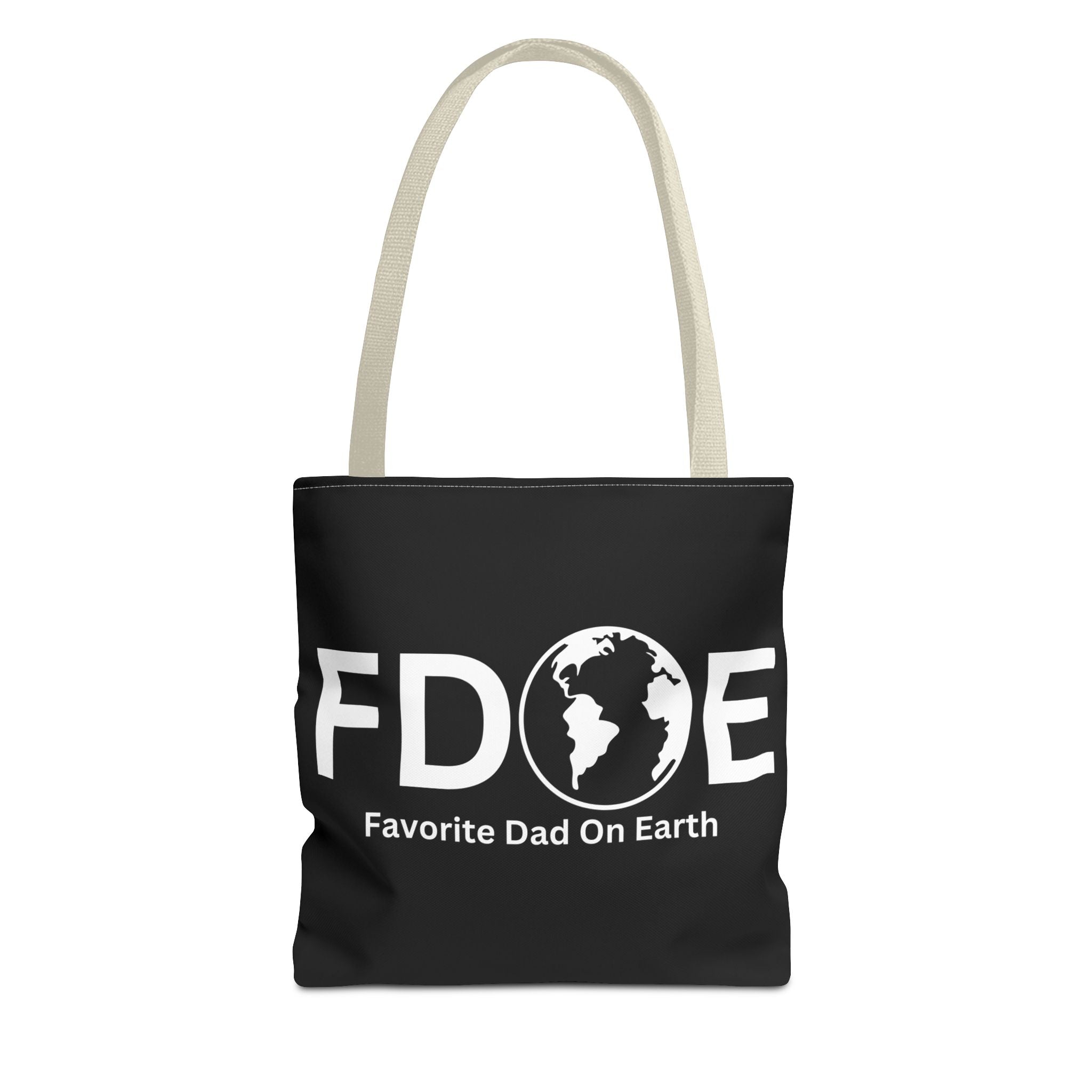 Favorite Dad On Earth (FDOE) Tote Bag- Custom Printed Stylish and Functional Tote